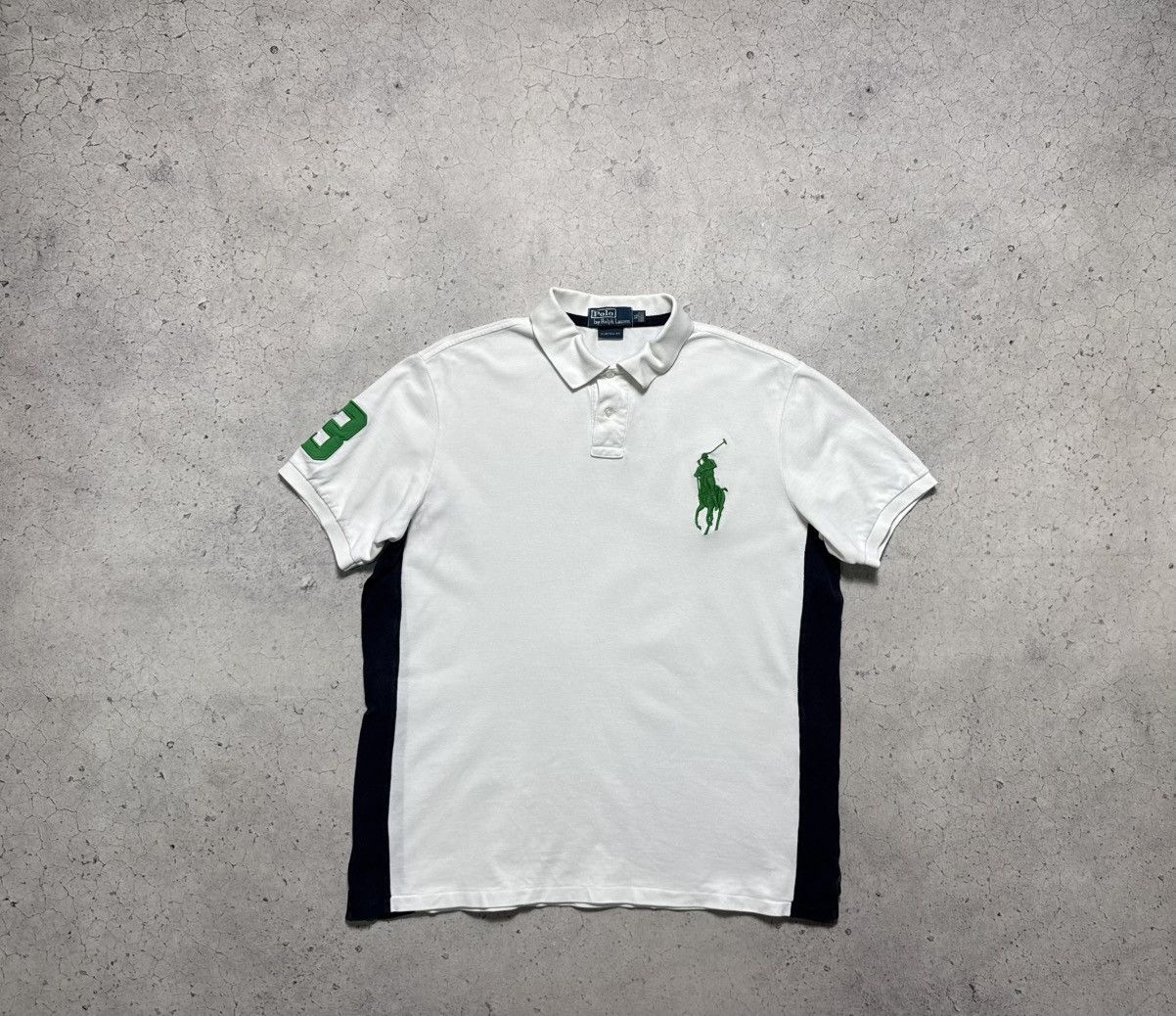 Polo Ralph Lauren Polo Ralph Lauren Big Pony #3 Polo Shirt White Vintage Size US XL / EU 56 / 4 - 1 Thumbnail
