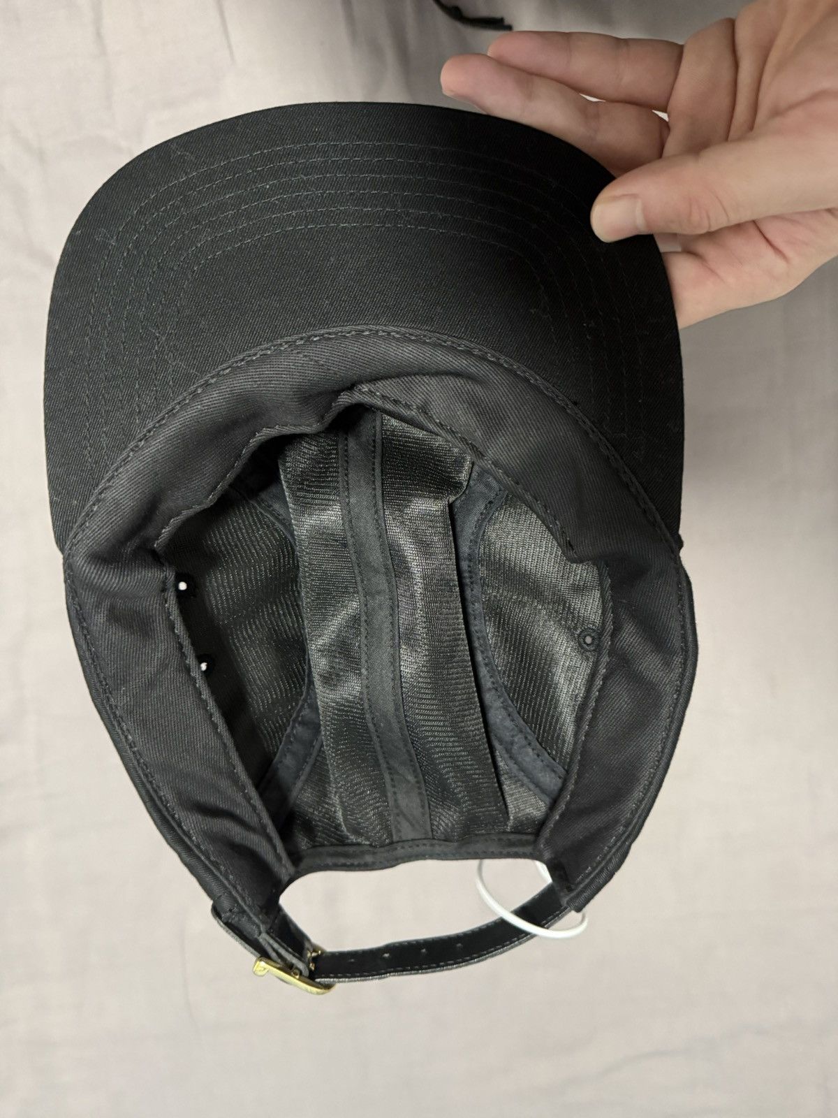Supreme Supreme fw13 2013 Cord Croc Strap Camp Cap black Size ONE SIZE - 3 Thumbnail