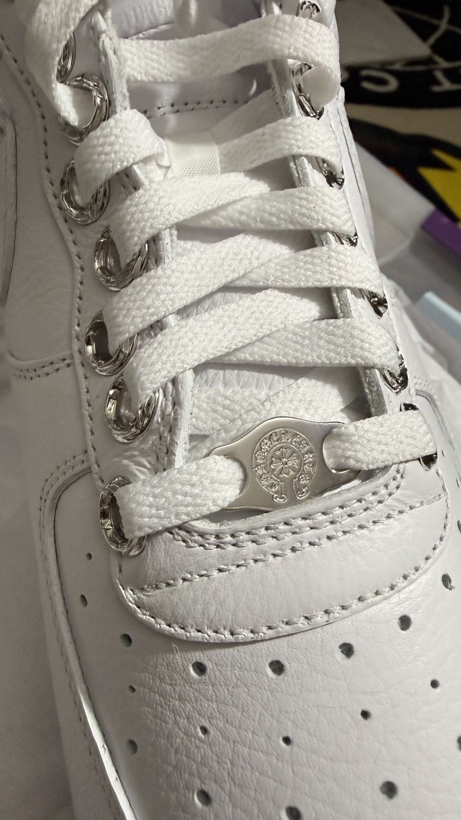Chrome Hearts × Drake CHROME HEARTS NOCTA AIR FORCE 1 LOW SIZE 12 CLB Size US 12 / EU 45 - 4 Thumbnail