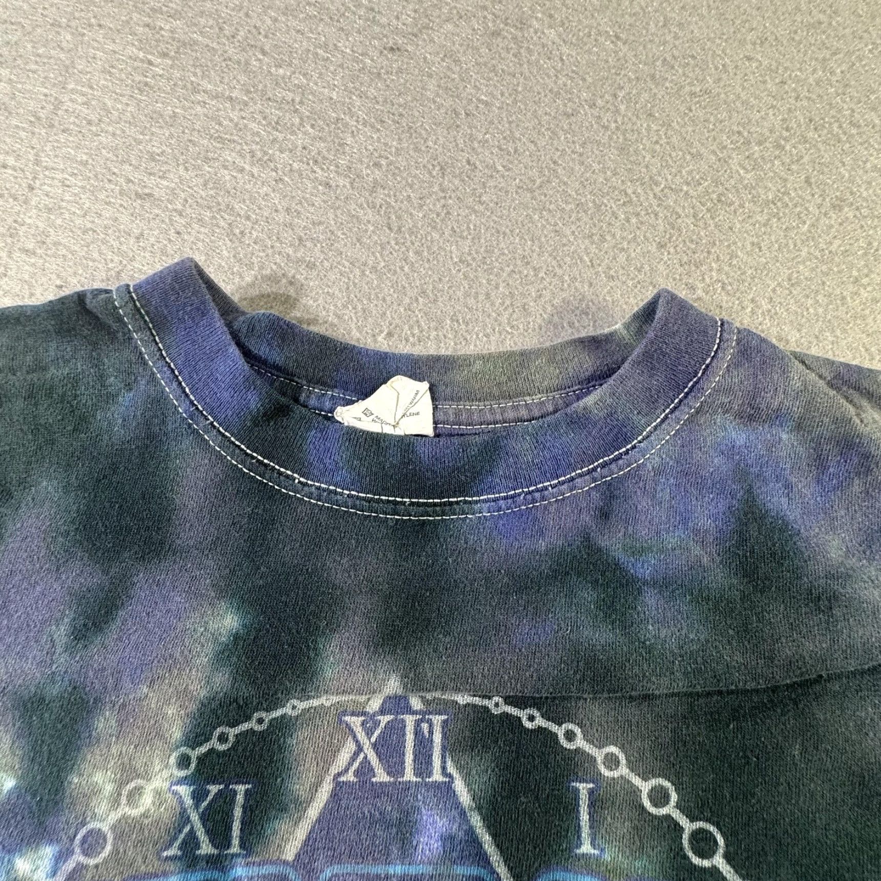 Anvil VINTAGE Pink Floyd T-Shirt Mens Large 90s Band Rock Music Tie Dye Dark Side Of The Moon US Made Size US L / EU 52-54 / 3 - 5 Thumbnail