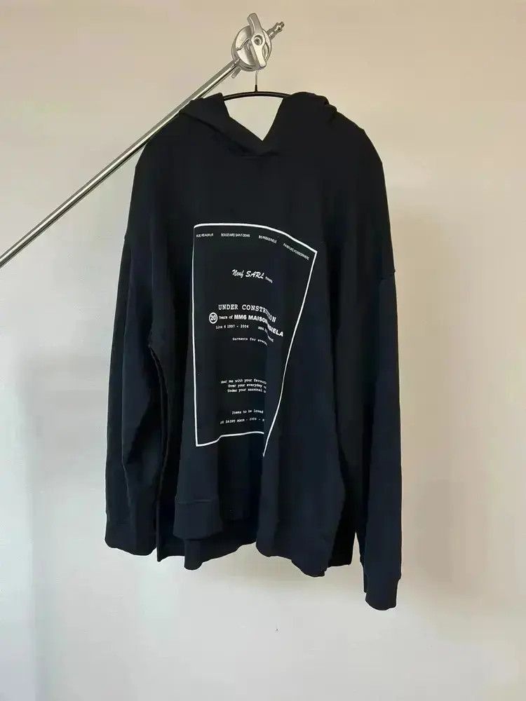 Maison Margiela Maison Margiela MM6 Logo Print Hoodie Size US L / EU 52-54 / 3 - 1 Thumbnail