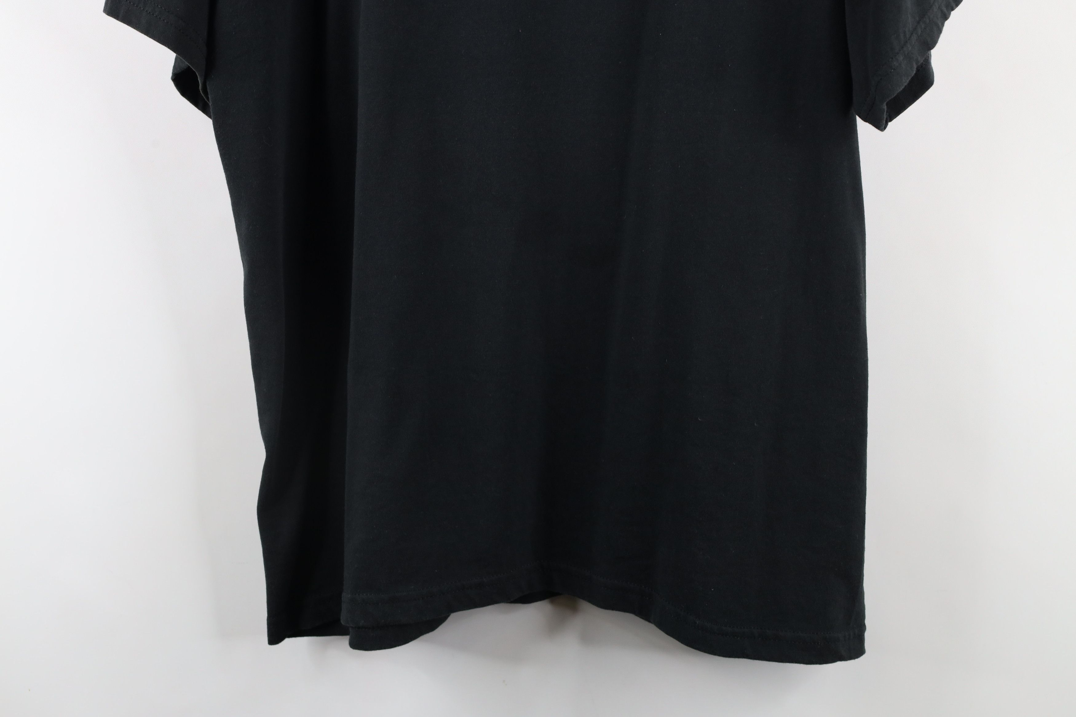 Vintage Vintage 90s Streetwear Blank Heavyweight T-Shirt Black Size US L / EU 52-54 / 3 - 3 Thumbnail