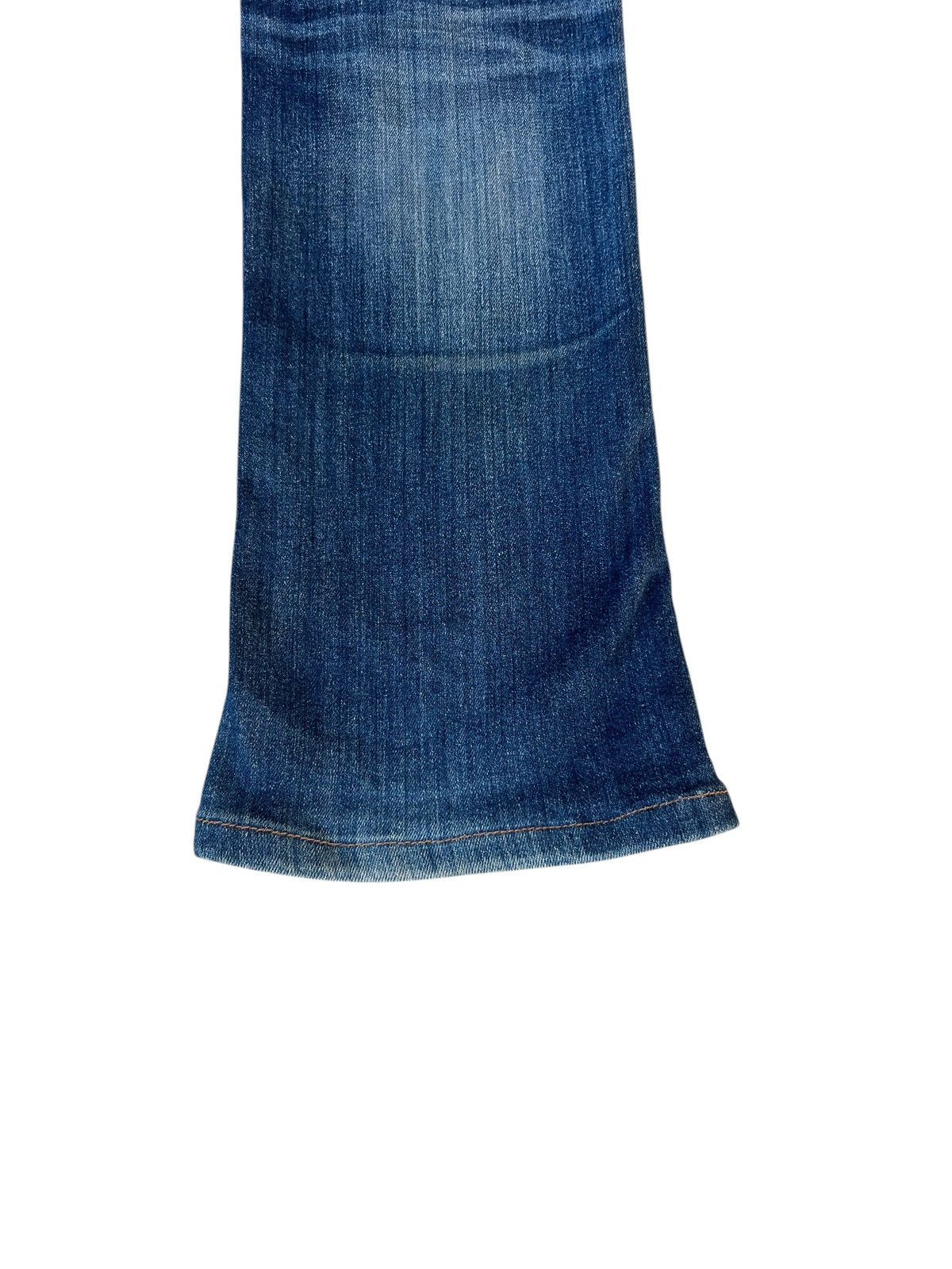 Nicole Club Distressed Mud Stretch Denim Nicole Hideaways Bootcut Jeans Size US 31 - 21 Thumbnail