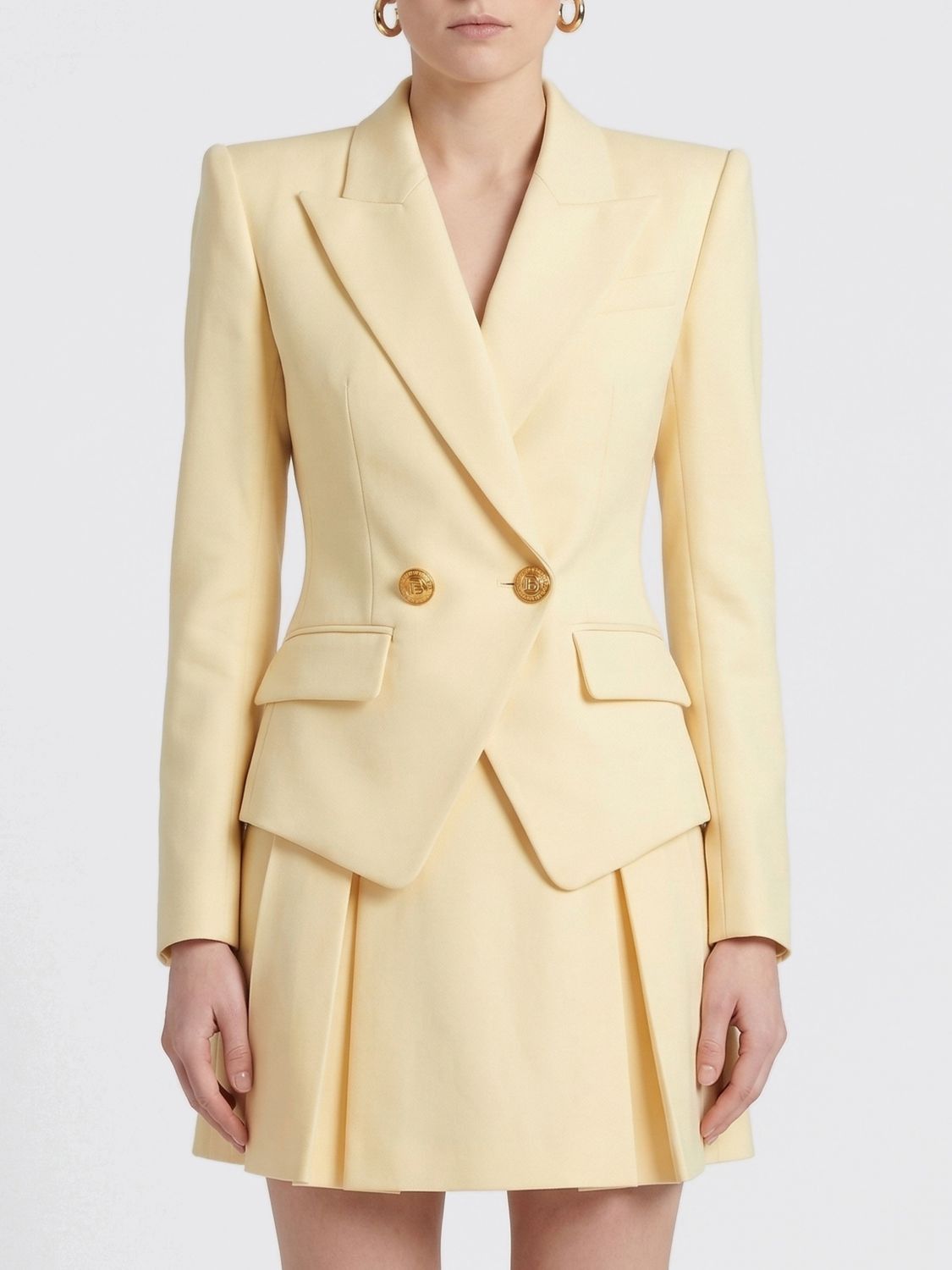 Balmain Balmain Jacket Woman Yellow Size XS / US 0-2 / IT 36-38 - 1 Thumbnail