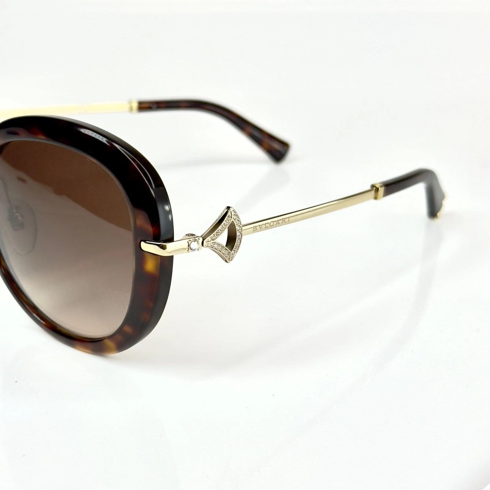 Bvlgari BULGARI BV8196B 8196 DIVAS DREAM Oval Havana Fan Sunglasses Size ONE SIZE - 10 Thumbnail