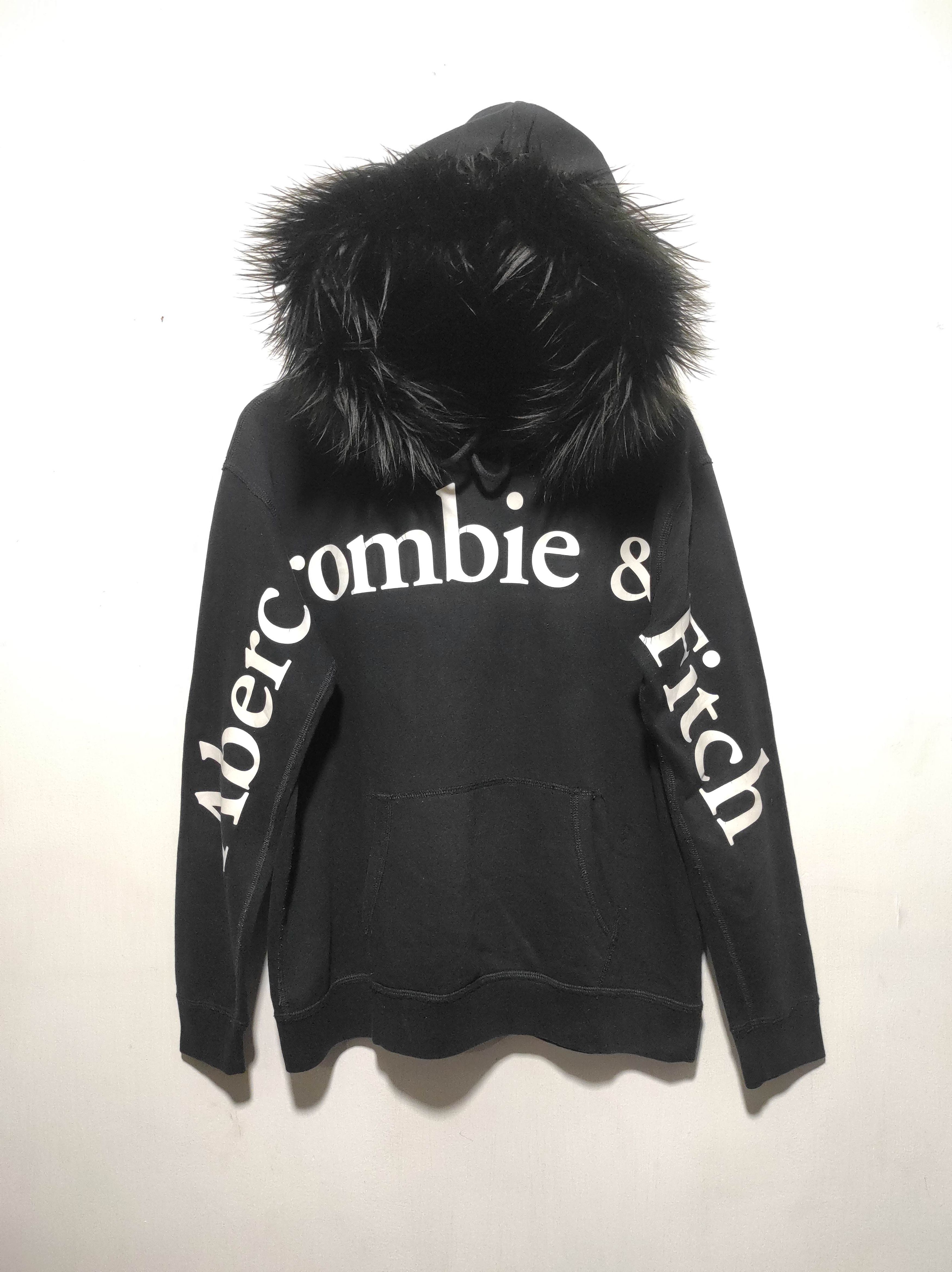 Abercrombie & Fitch Abercrombie & Fitch big logo fur hoodie LGB style Size US M / EU 48-50 / 2 - 2 Thumbnail