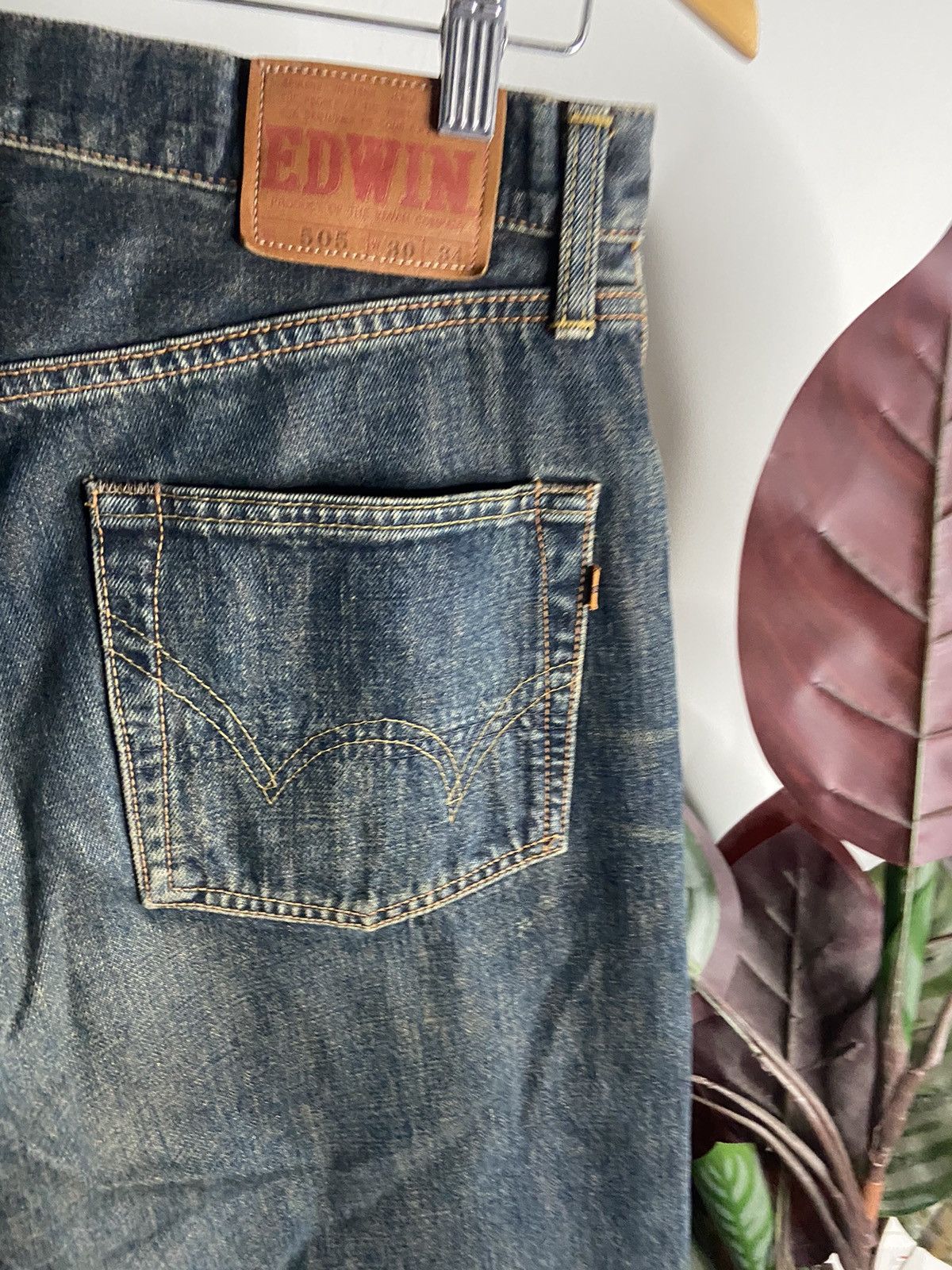 Edwin × Vintage VINTAGE EDWIN DENIM 505 SELVAGE Size US 30 / EU 46 - 18 Thumbnail
