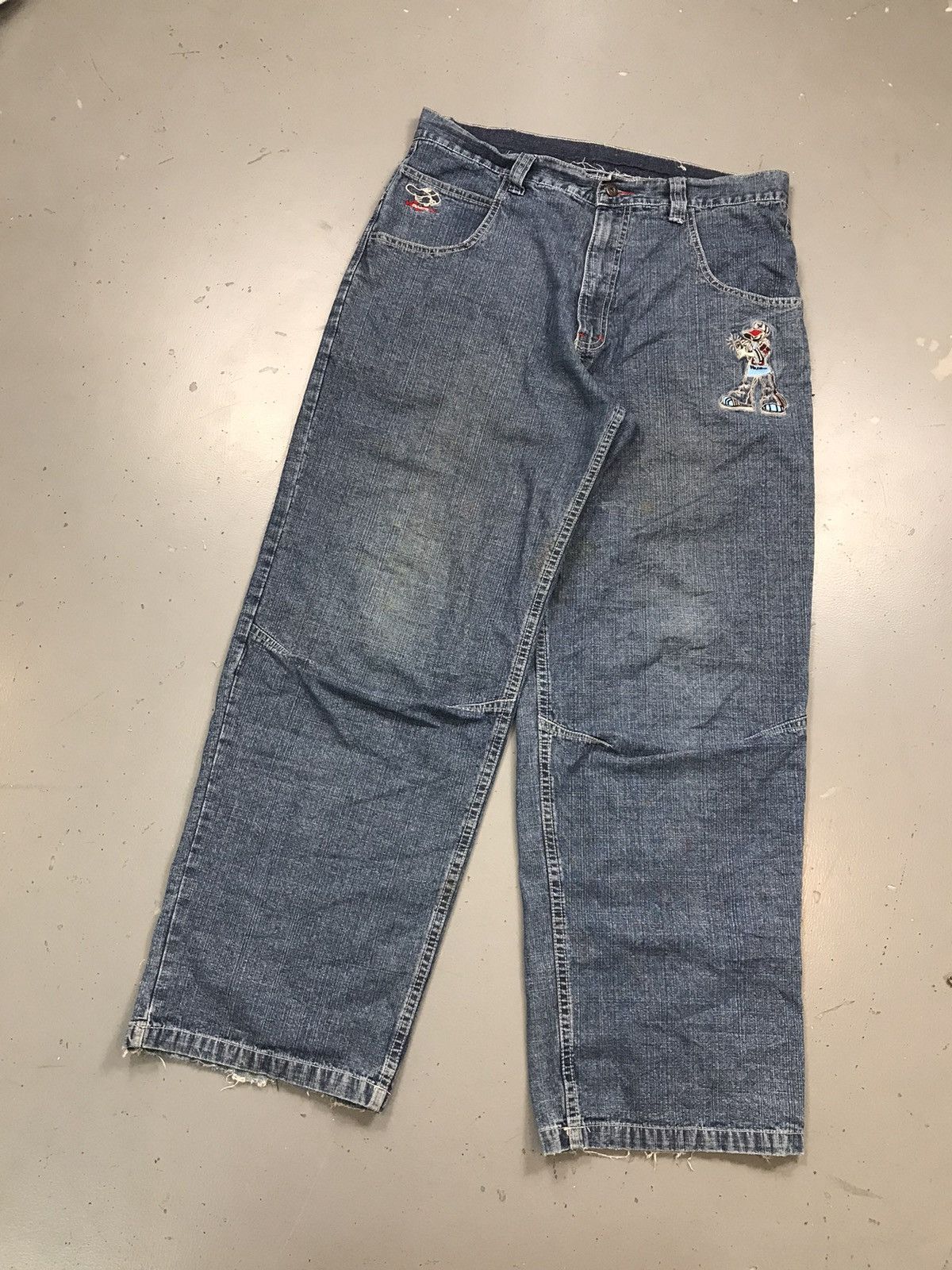 JNCO × Vintage Vintage paco crazy boy embroidered loose fit denim Size US 36 / EU 52 - 3 Thumbnail