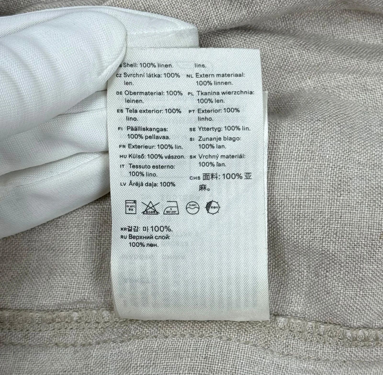 Arket Arket Linen Trousers size 36 Size 26" / US 2 / IT 38 - 10 Thumbnail