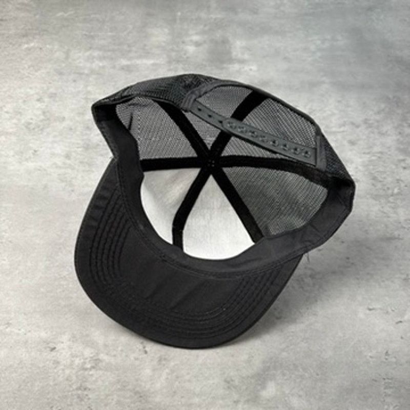 Vintage Vintage Komatsu Forklift Black Snapback Hat Size ONE SIZE - 2 Thumbnail