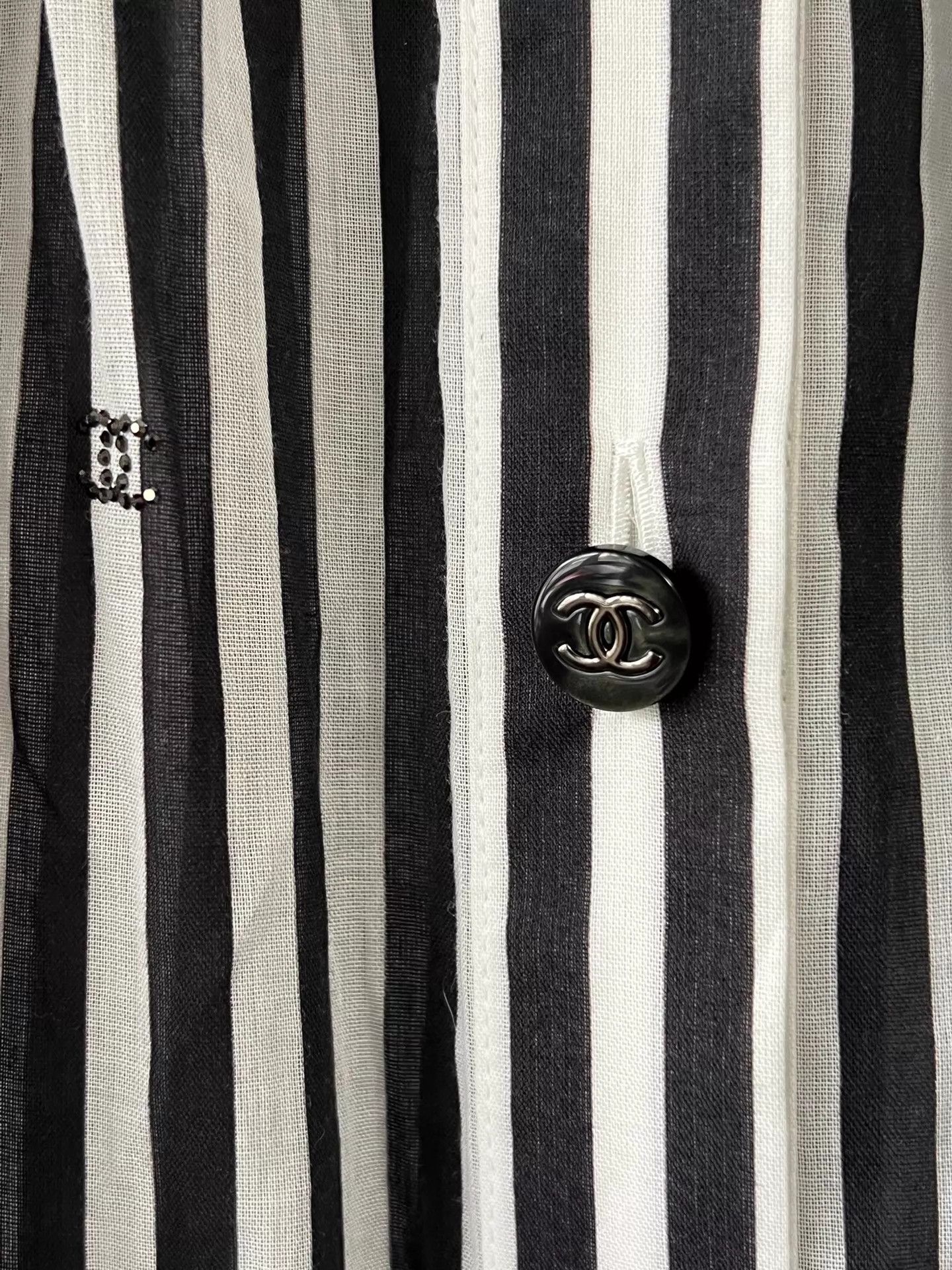 Chanel Chanel 24M B&W Striped Cake Skirt 34 CC Logo Size XS / US 0-2 / IT 36-38 - 5 Thumbnail