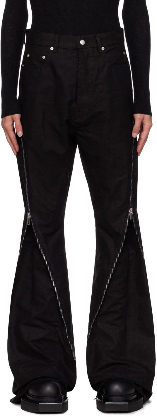 Rick Owens o1mris0824 Bolan Banana Pants in Black Size US 31 - 6 Thumbnail
