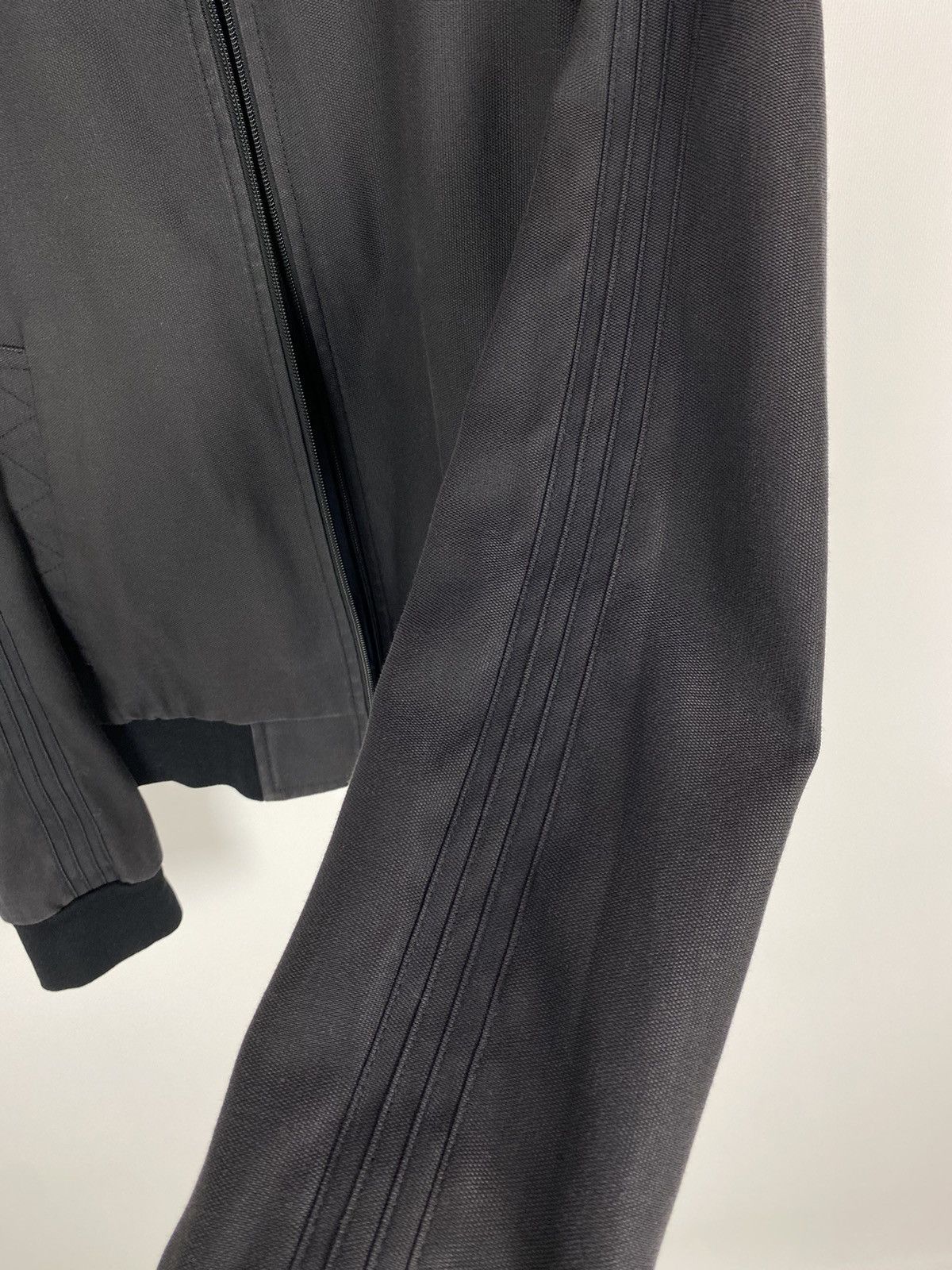 Hugo Boss Y2K Hugo Boss Washed Grey Combined Cotton Zip Up Jacket Size US M / EU 48-50 / 2 - 5 Thumbnail