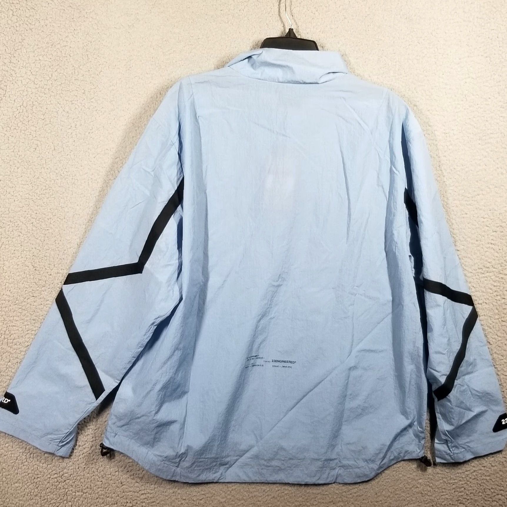 Nike Nike Air Jordan 23 Windbreaker Jacket Sports Men Large Blue Nylon 90s Size US L / EU 52-54 / 3 - 3 Thumbnail