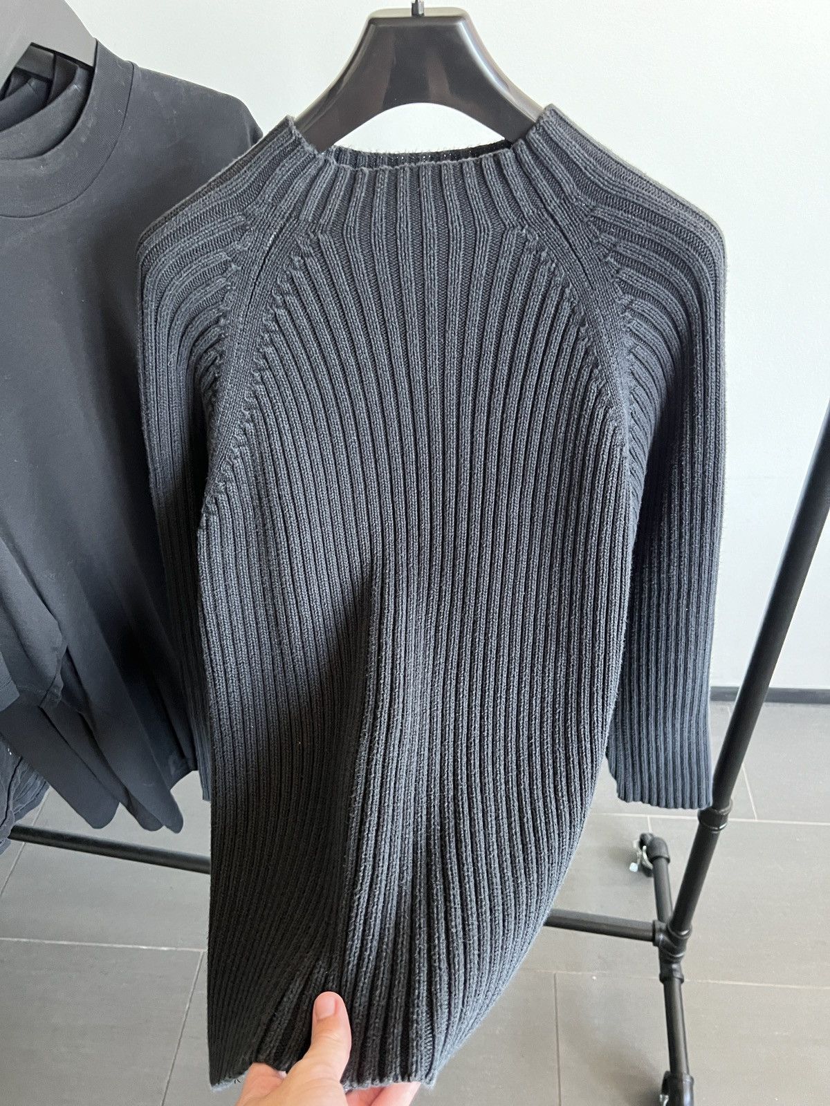 Other Vintage Fisherman Heavy Cable Knit Blank Black Sweater Size US M / EU 48-50 / 2 - 5 Thumbnail