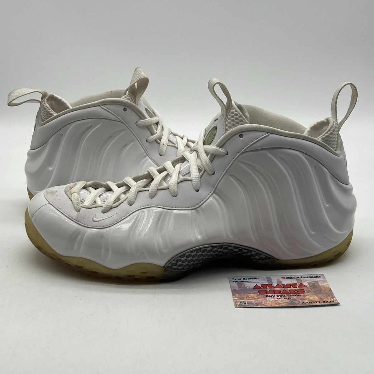 Nike Air Foamposite one white out Size US 13 / EU 46 - 1 Thumbnail