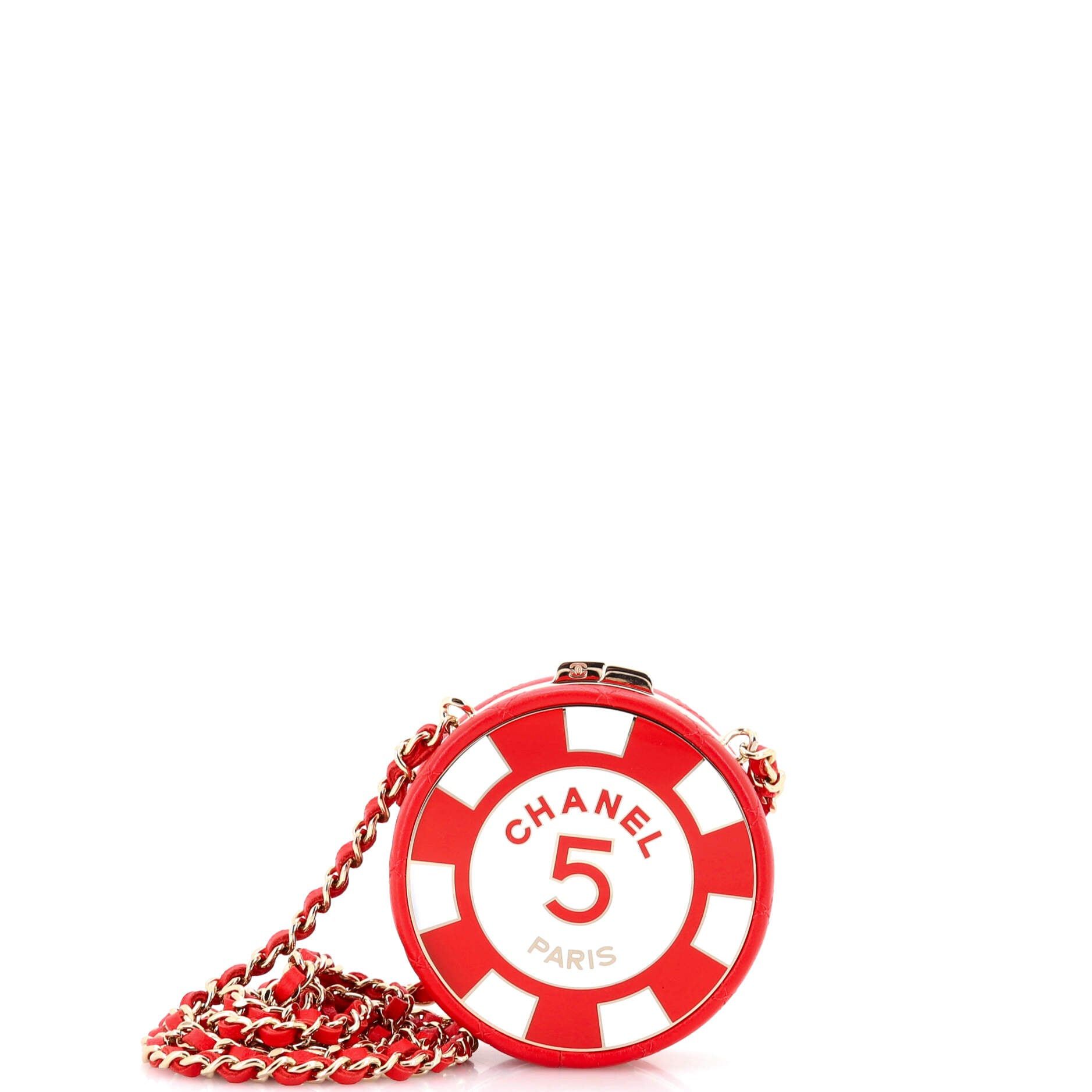 Chanel Poker Chip Clutch With Chain Size ONE SIZE - 1 Thumbnail