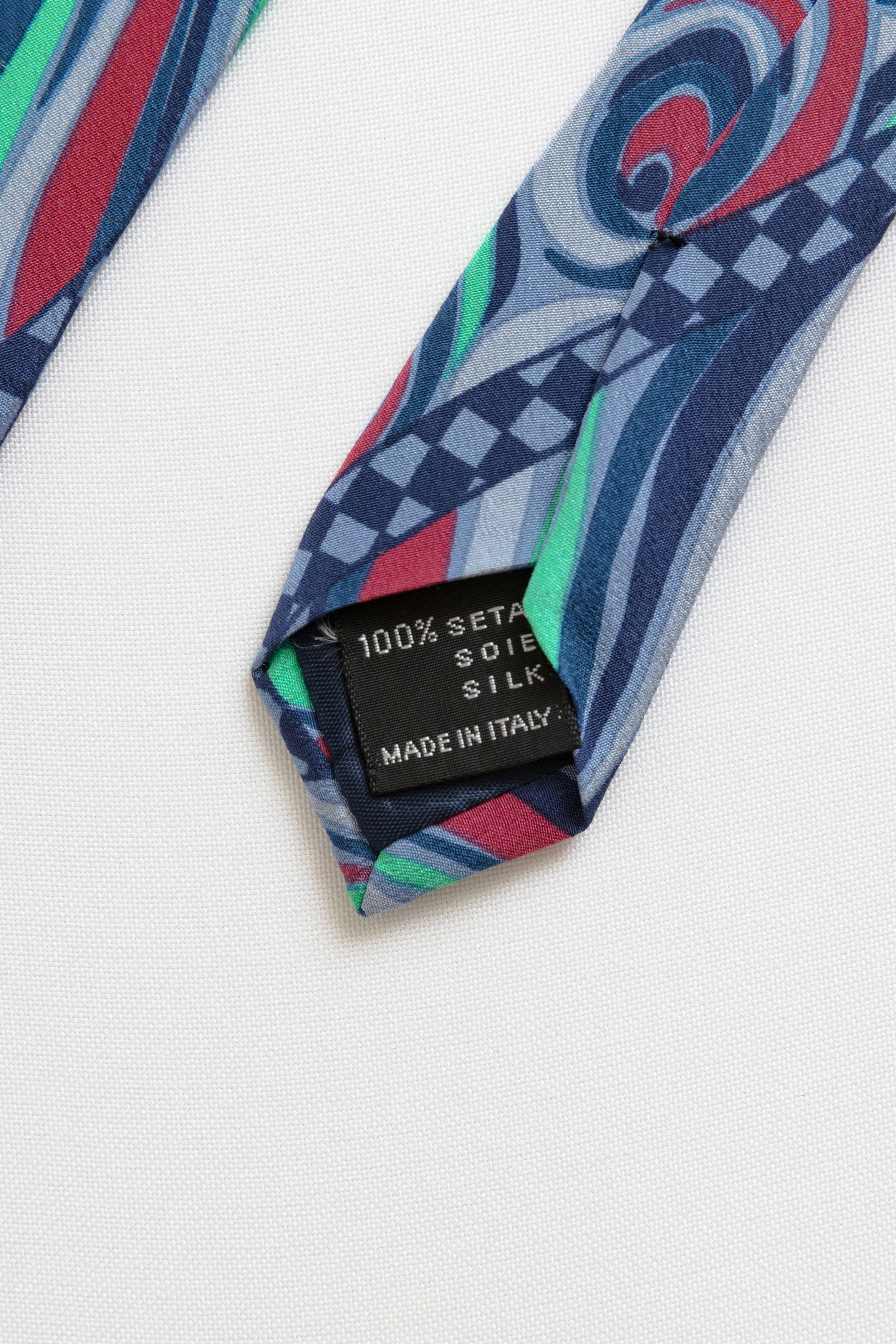 Missoni Missoni Tie silk abstract pattern print necktie 016 Size ONE SIZE - 6 Thumbnail