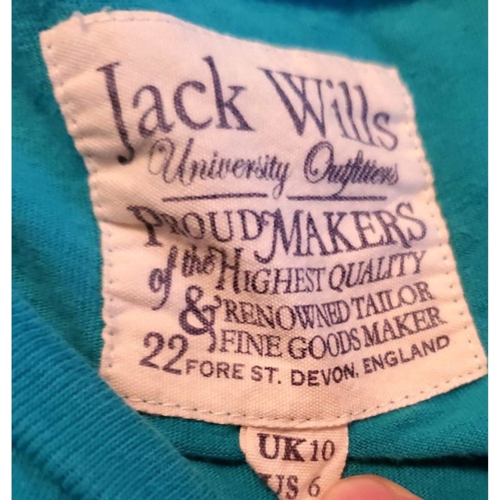 Jack Wills Jack Wills Shirt Womens Size 10 6 Blue T UK US Size M / US 6-8 / IT 42-44 - 2 Thumbnail
