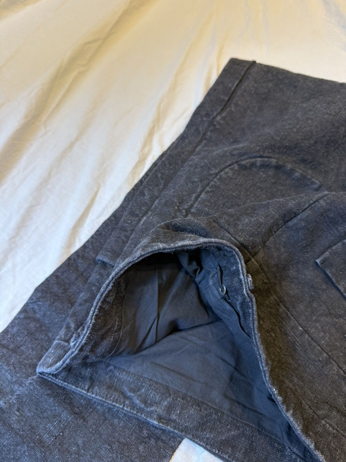 Label Under Construction Black/grey military tent pants Size US 32 / EU 48 - 4 Thumbnail