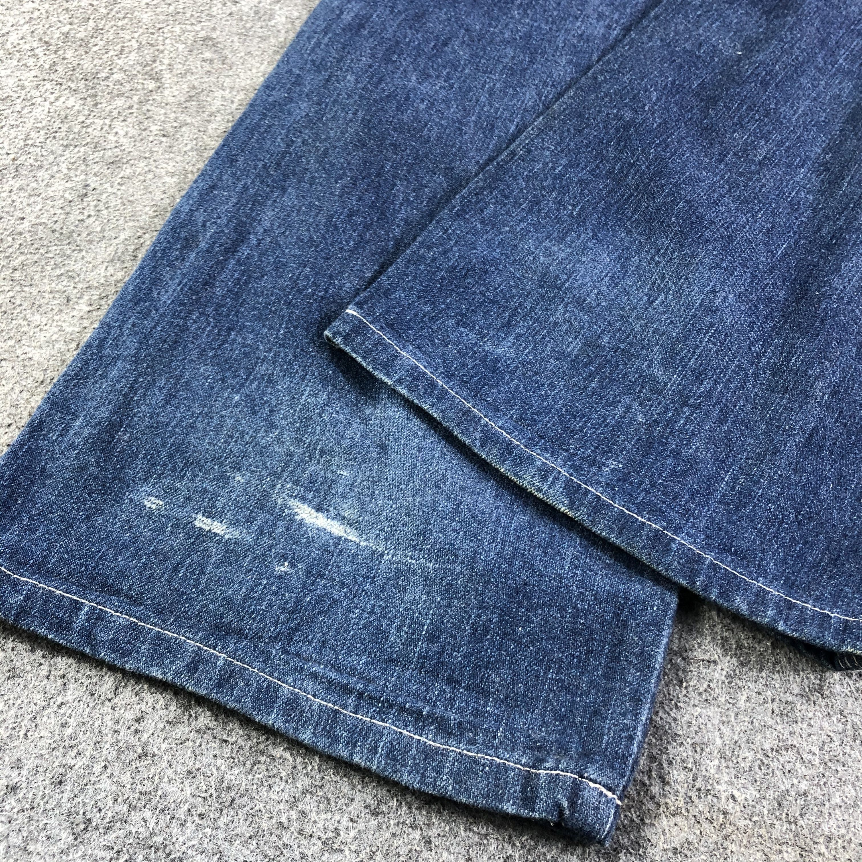 Japanese Brand Vintage Japanese Carpenter Jeans Blue Wash Denim -J2859 Size US 30 / EU 46 - 5 Thumbnail