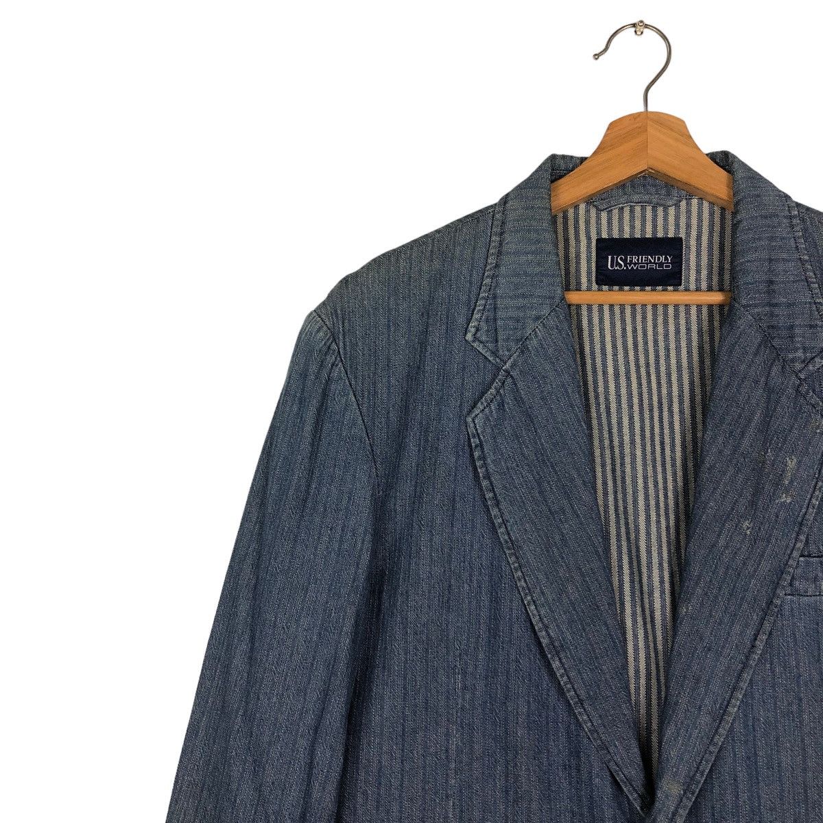 Japanese Brand 🔥Vintage Denim Jacket US World Inspire Kapital Japan Size US M / EU 48-50 / 2 - 7 Thumbnail