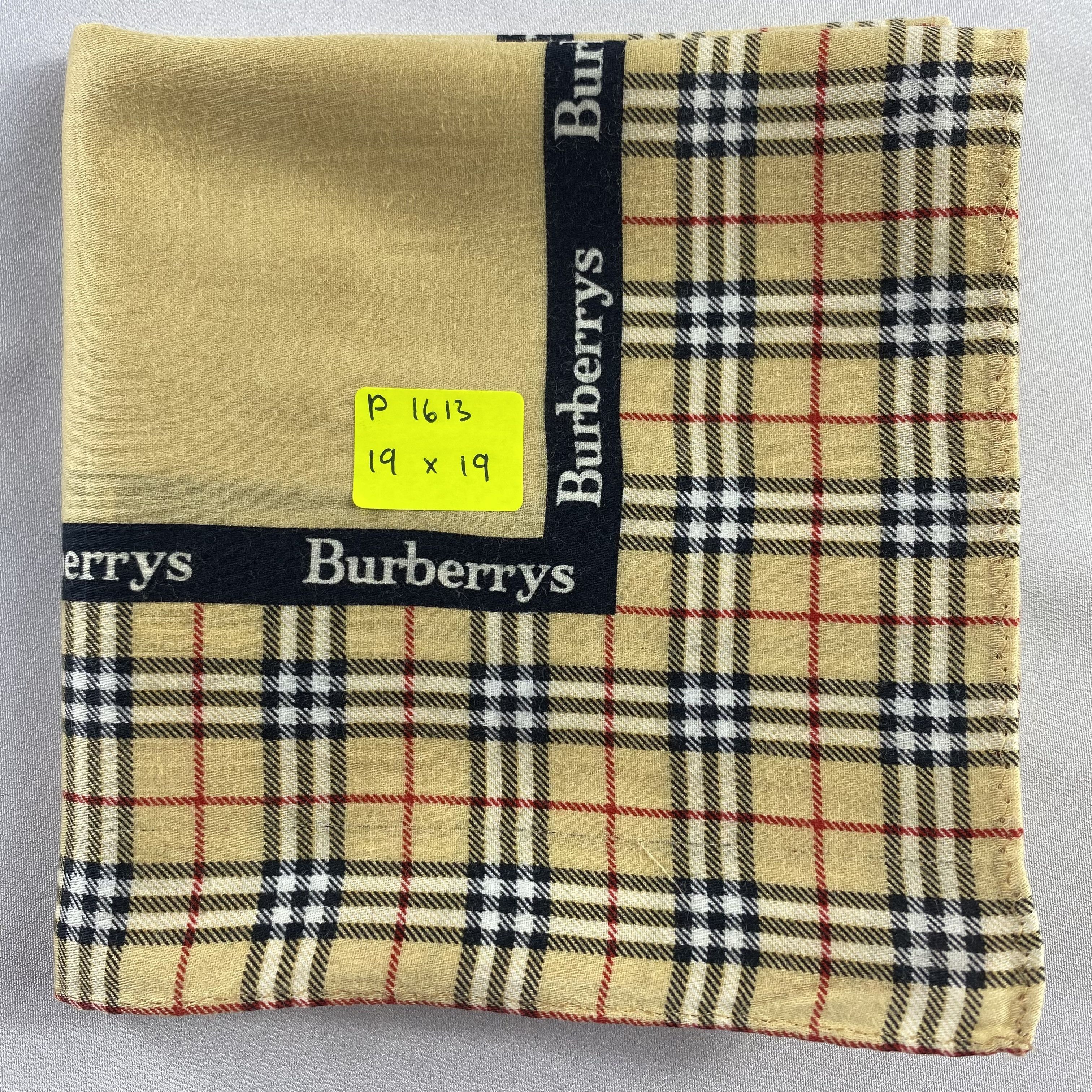 Burberry × Vintage Burberry Handkerchief / Neckerchief / Bandana-P1613 Size ONE SIZE - 6 Thumbnail