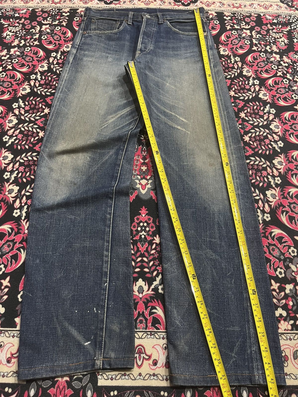 Levi's Vintage Clothing ⚡️Selvedge⚡️Vintage Levi’s 501 LVC Big E Blue Faded Wash Jeans Size US 32 / EU 48 - 15 Thumbnail
