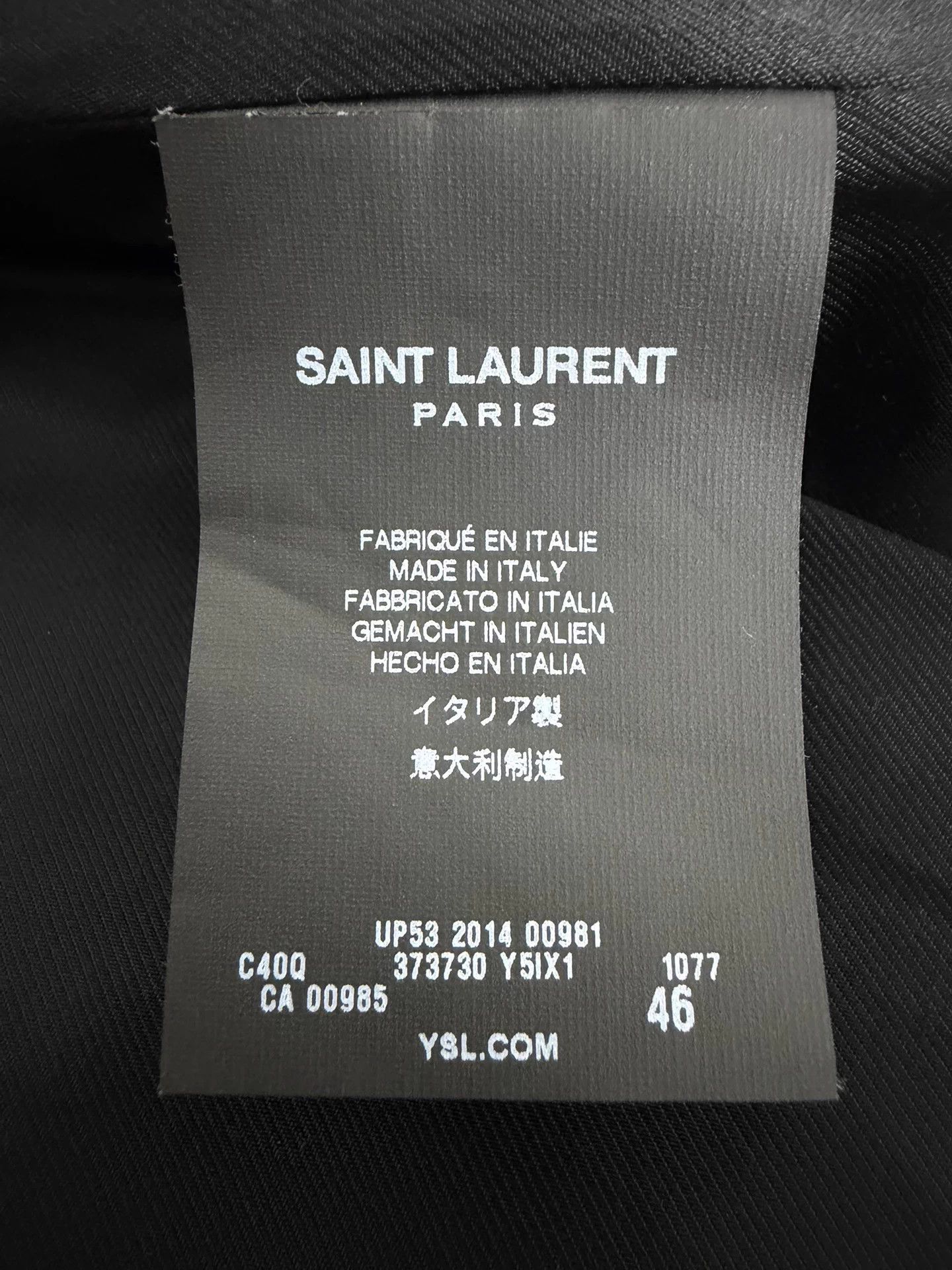 Saint Laurent Paris SLP 15SS Psych Rock Sunburst Suede Colorblock Jkt 46 Size US S / EU 44-46 / 1 - 5 Thumbnail