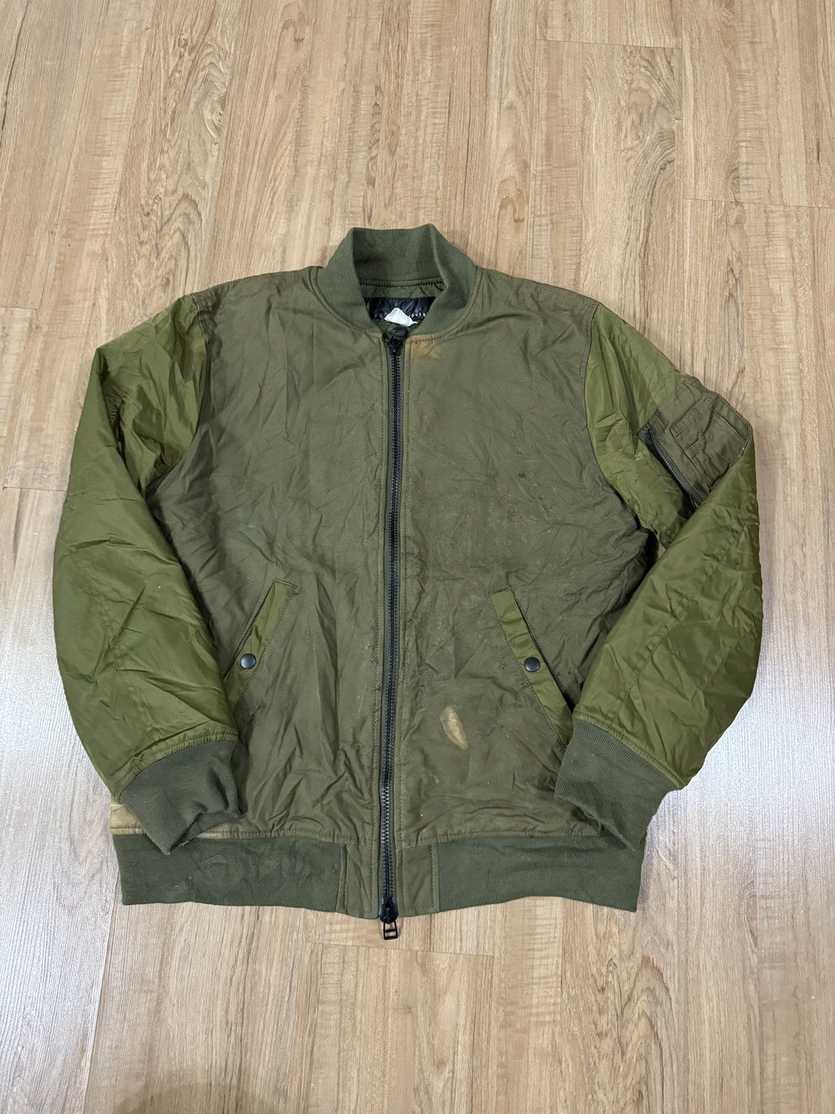 Japanese Brand × Vintage Japanese Brand Rovtski Bomber Jacket Size US L / EU 52-54 / 3 - 1 Thumbnail