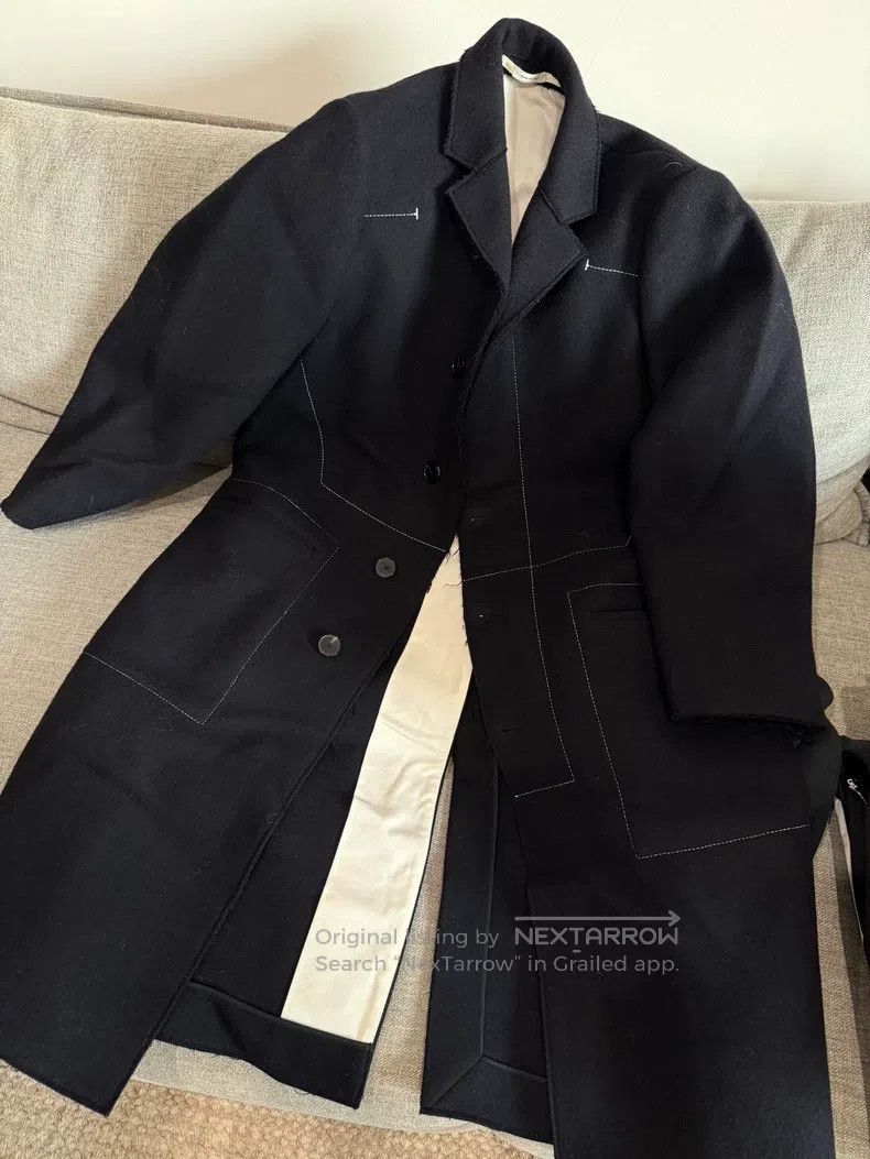 Jil Sander Jil Sander size 48 A dark blue man's coat Size US M / EU 48-50 / 2 - 7 Thumbnail