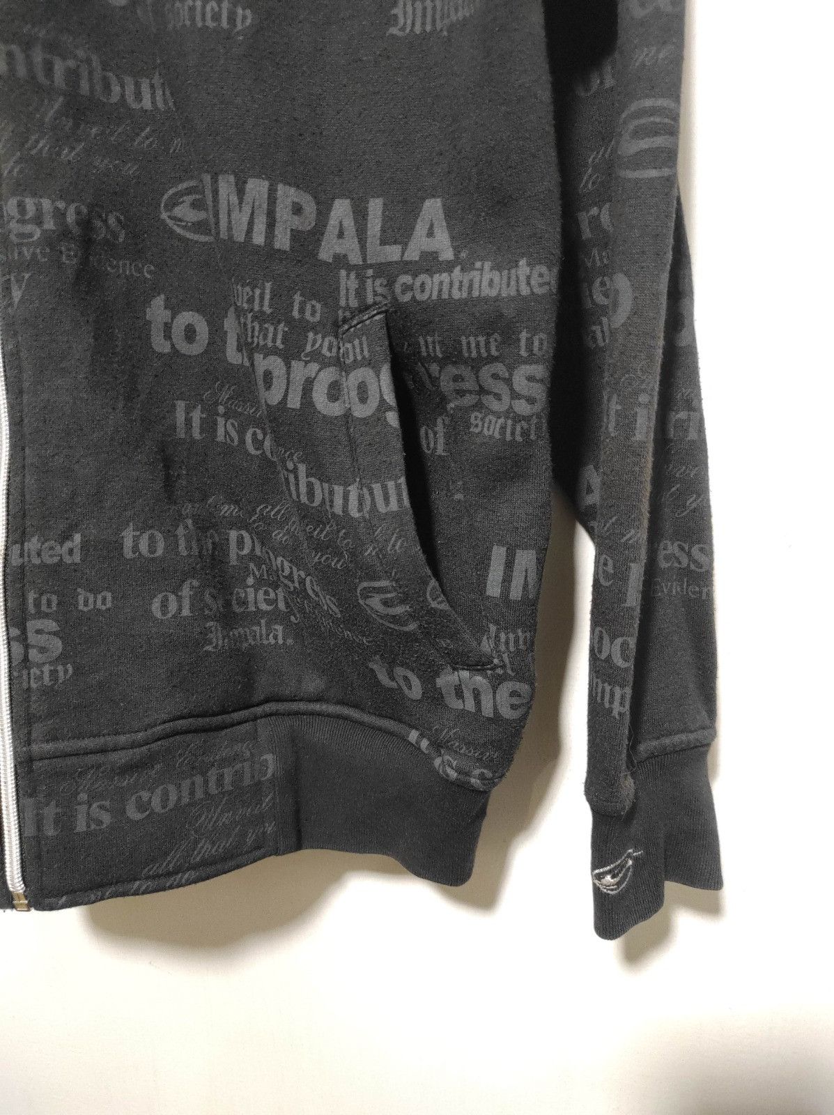 Japanese Brand Impala fullprint zipper fur hoodie Size US M / EU 48-50 / 2 - 8 Thumbnail