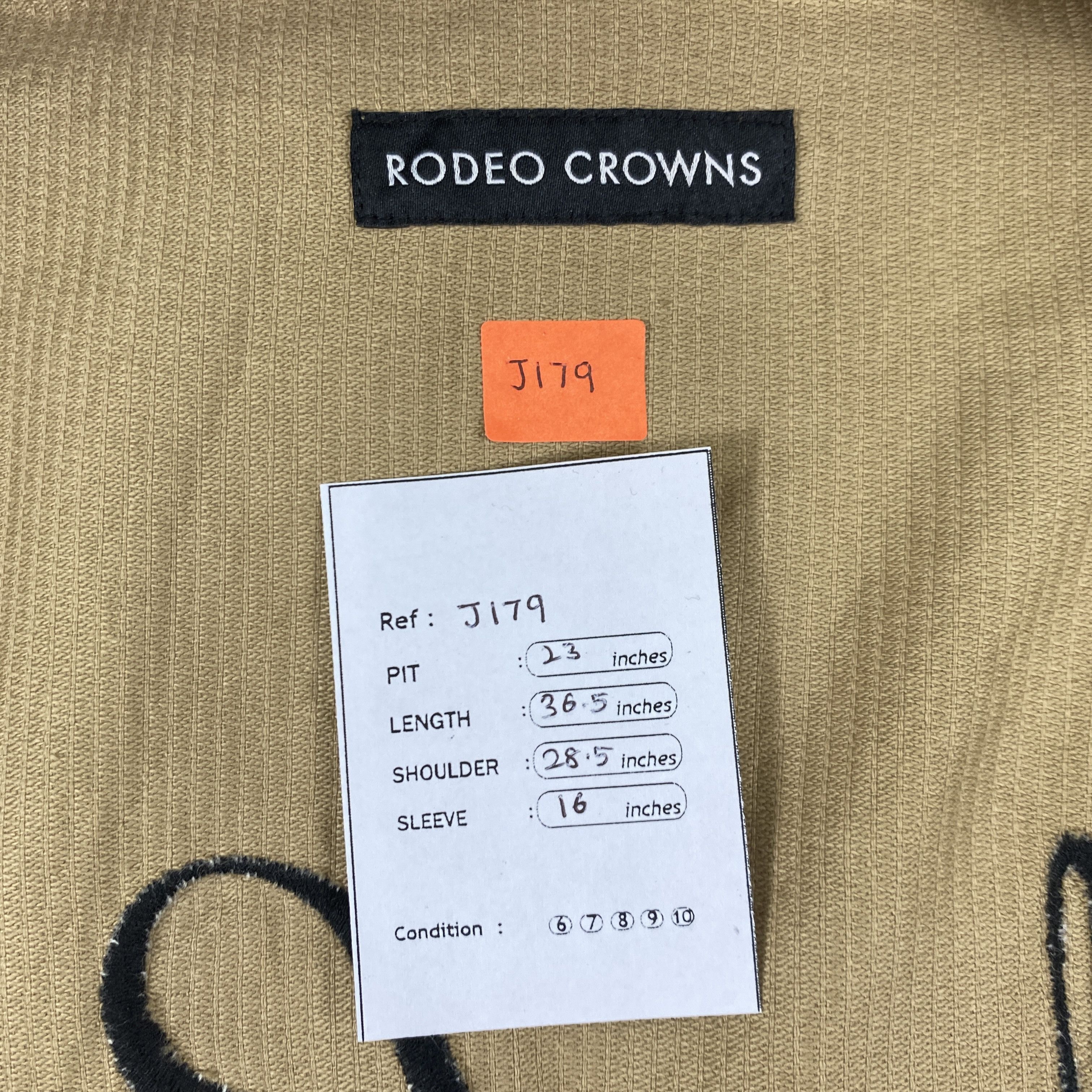 Japanese Brand Rodeo Crown Corduroy Embroidered Long Hoodie Jacket -J179 Size US M / EU 48-50 / 2 - 4 Thumbnail