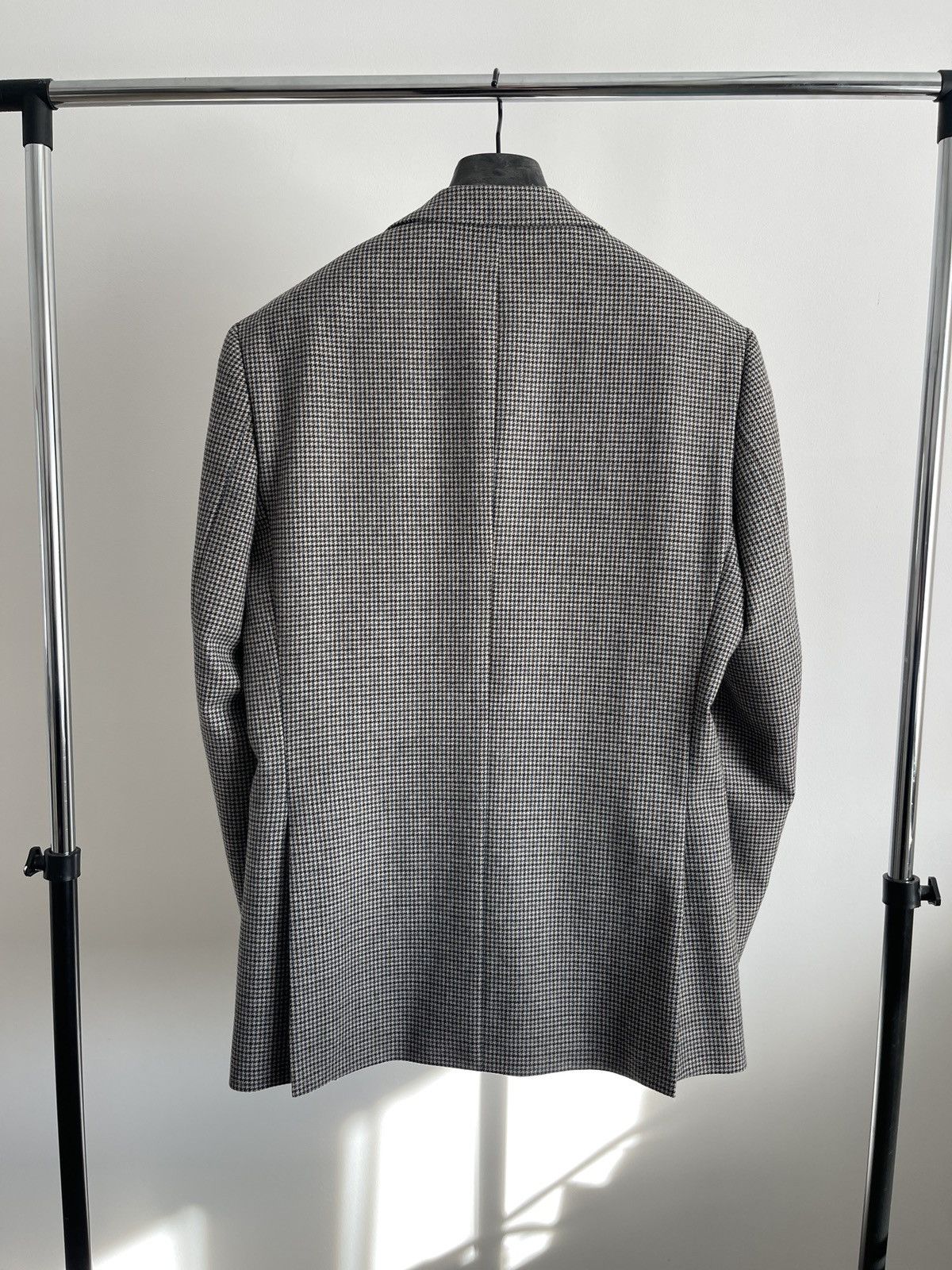 Marks & Spencer Marks & Spencer Wool Blazer Jacket Brown Mix Houndstooth 38R Size 38R - 4 Thumbnail