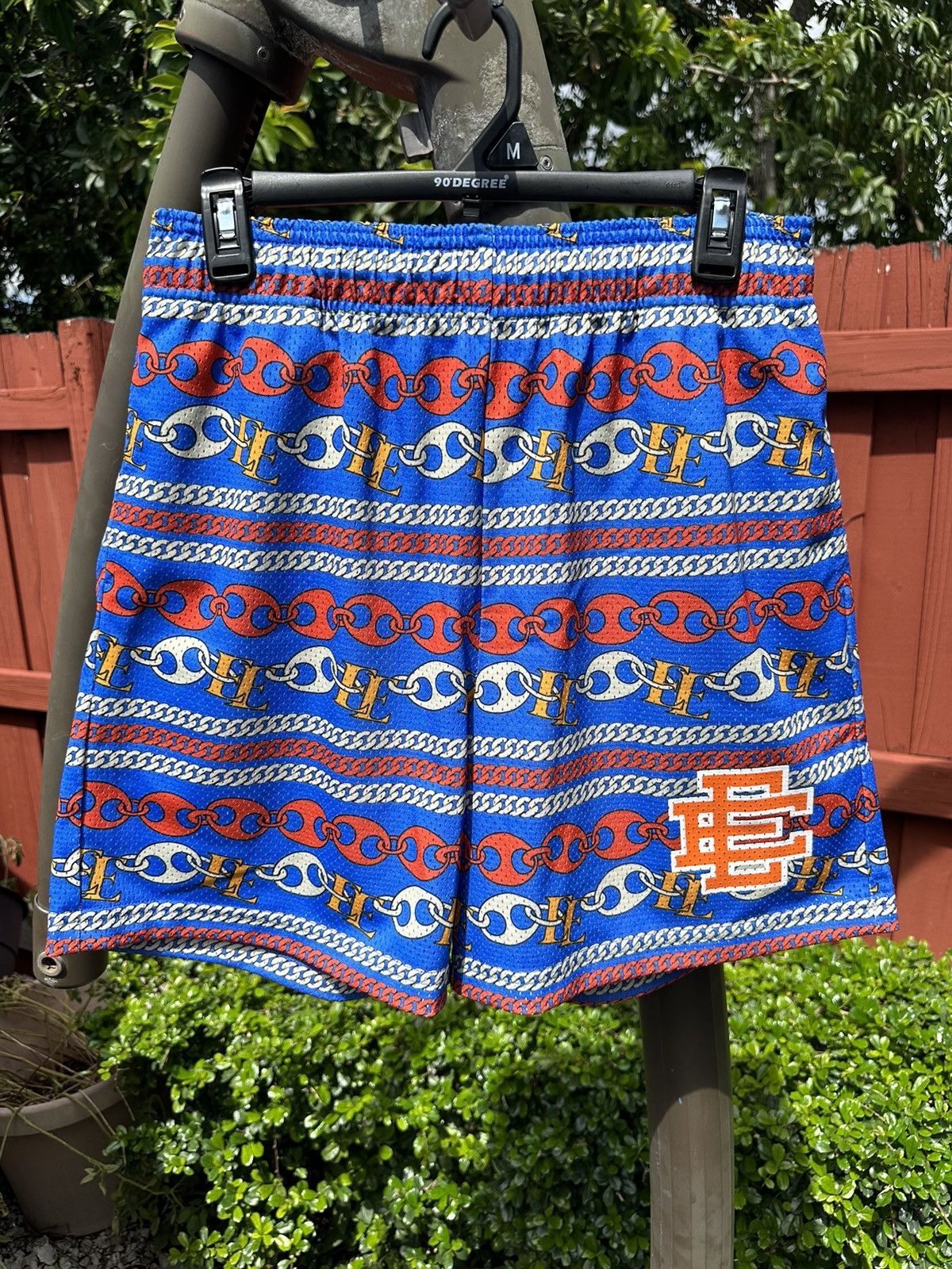 image of Eric Emanuel Link Shorts in Blue, Men's (Size 32)
