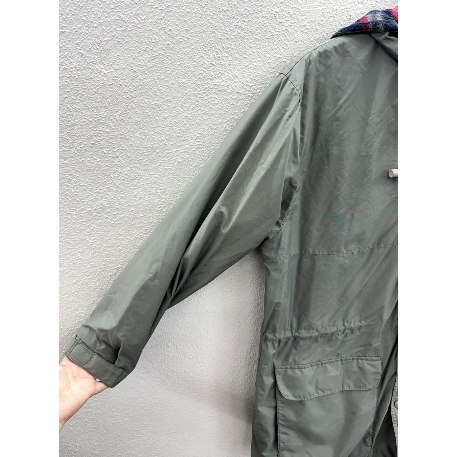 Vintage VINTAGE Natural Reflections Jacket Men Large Zip Up Hooded Lined Polyester Half Flannel VTG Brown Modern Outdoor 80s 90s Size US L / EU 52-54 / 3 - 2 Thumbnail