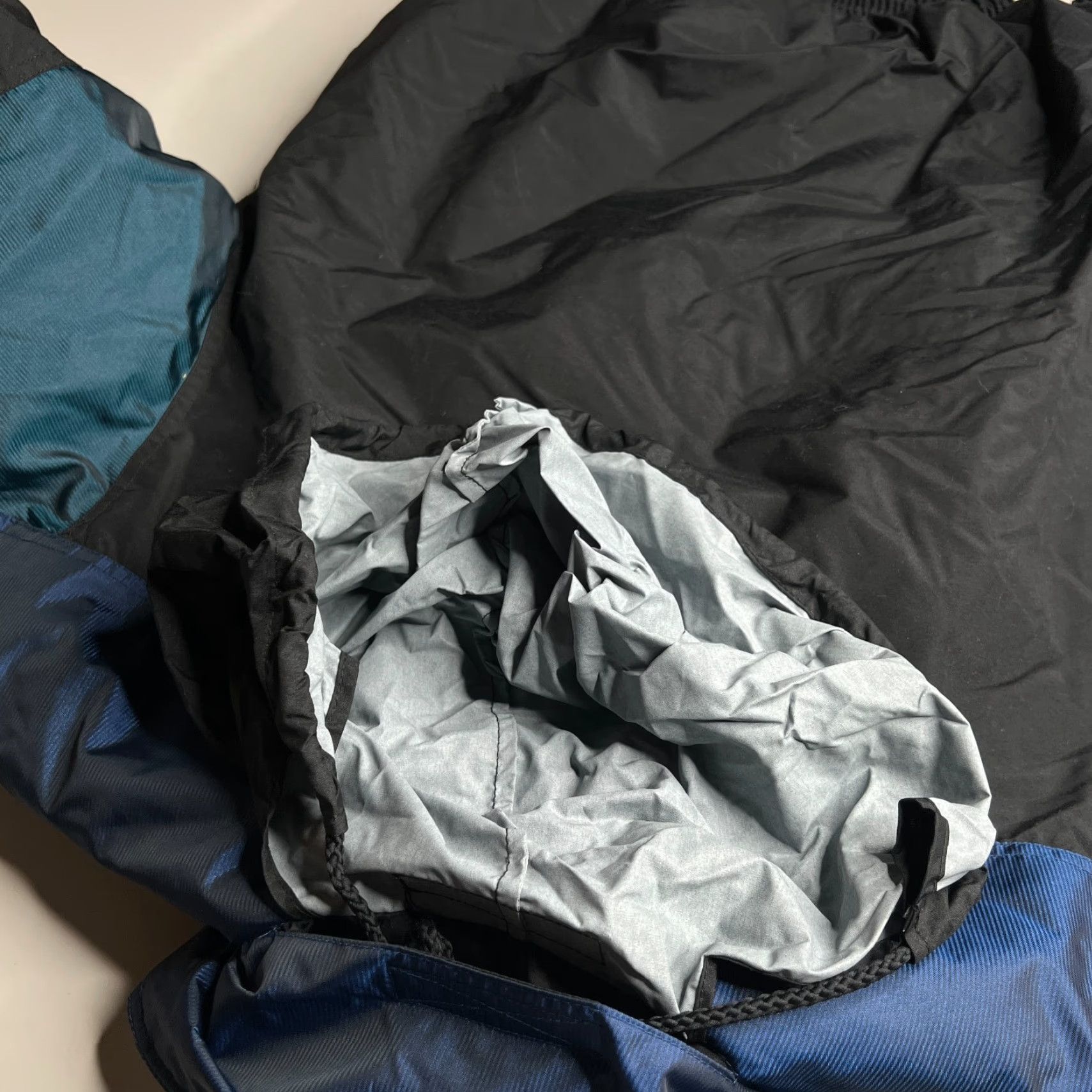 Vintage VINTAGE St. Johns Bay Outdoorsman Ski Jacket Black Blue Nylon Insulated Mens Size US L / EU 52-54 / 3 - 7 Thumbnail