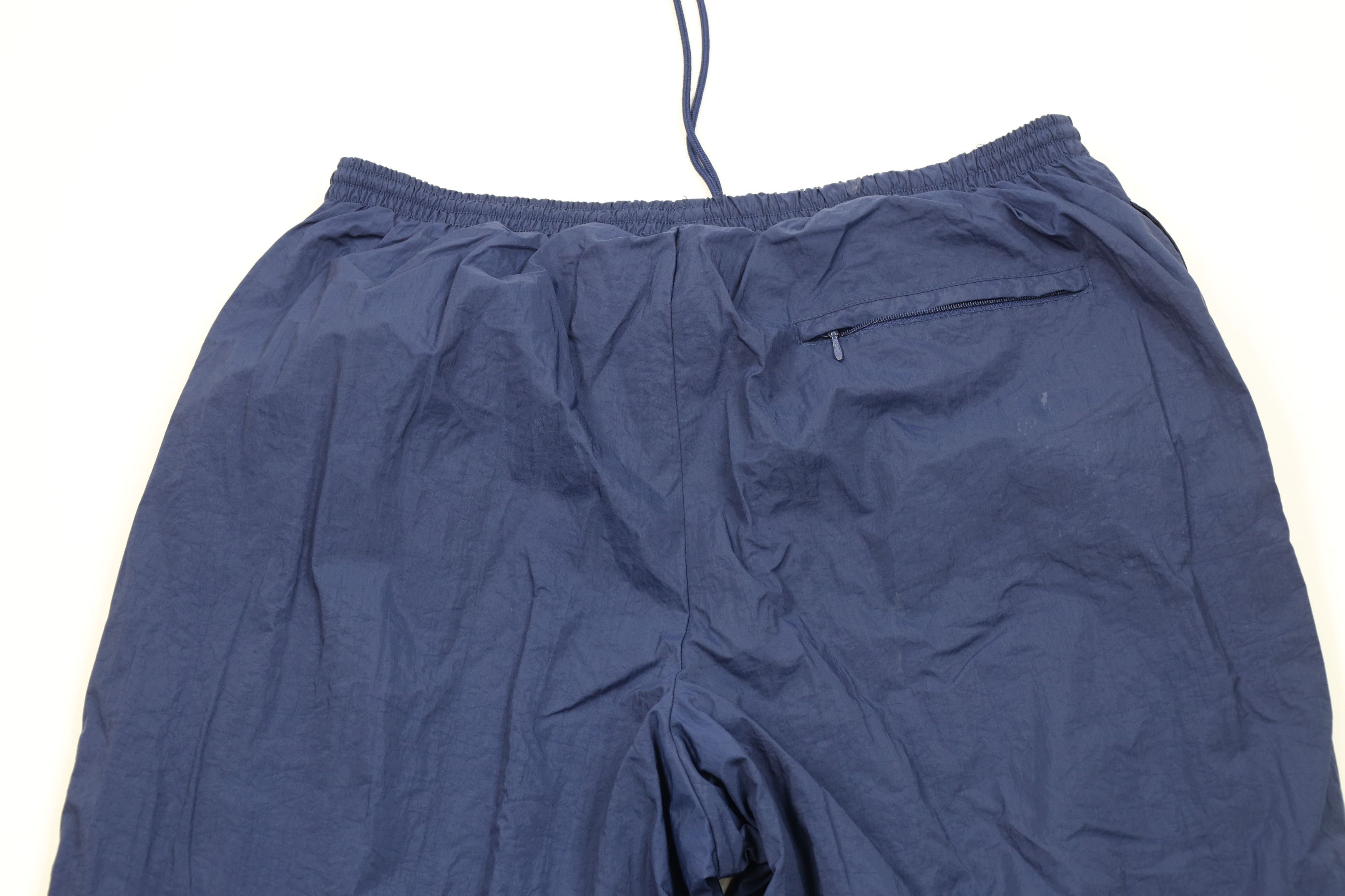 Nike Vintage 90s Nike Swoosh Monochrome Lined Windbreaker Pants Size US 36 / EU 52 - 13 Thumbnail
