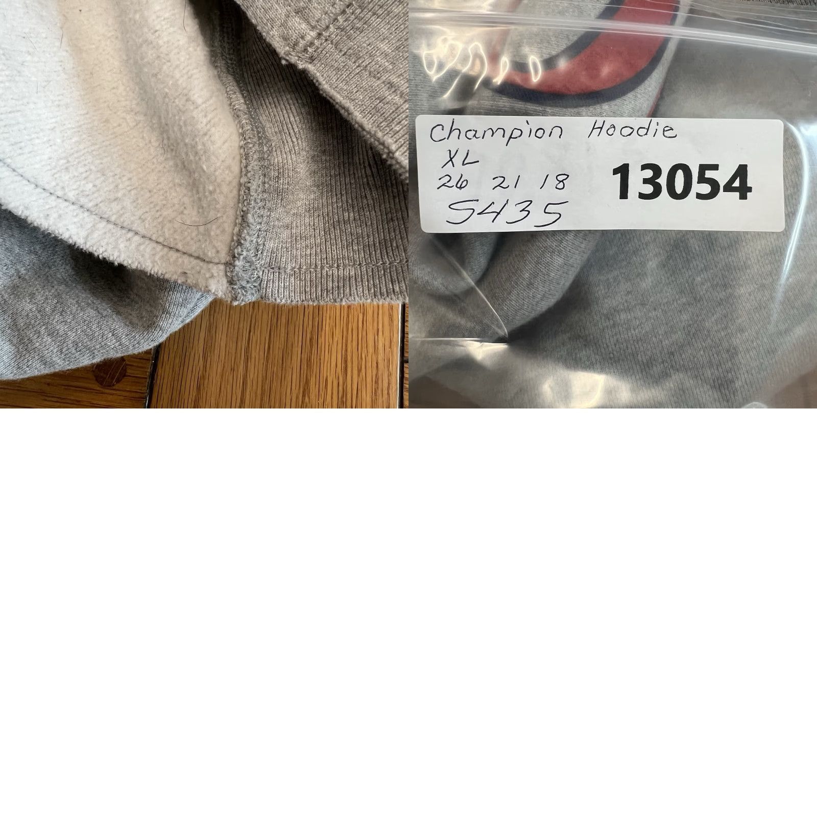Champion Champion Hoodie Womens XL Gray Short Embroidered Reverse Weave Logo Pullover Long Sleeve Gym Sports Autumn Spring Winter Size XL / US 12-14 / IT 48-50 - 8 Thumbnail