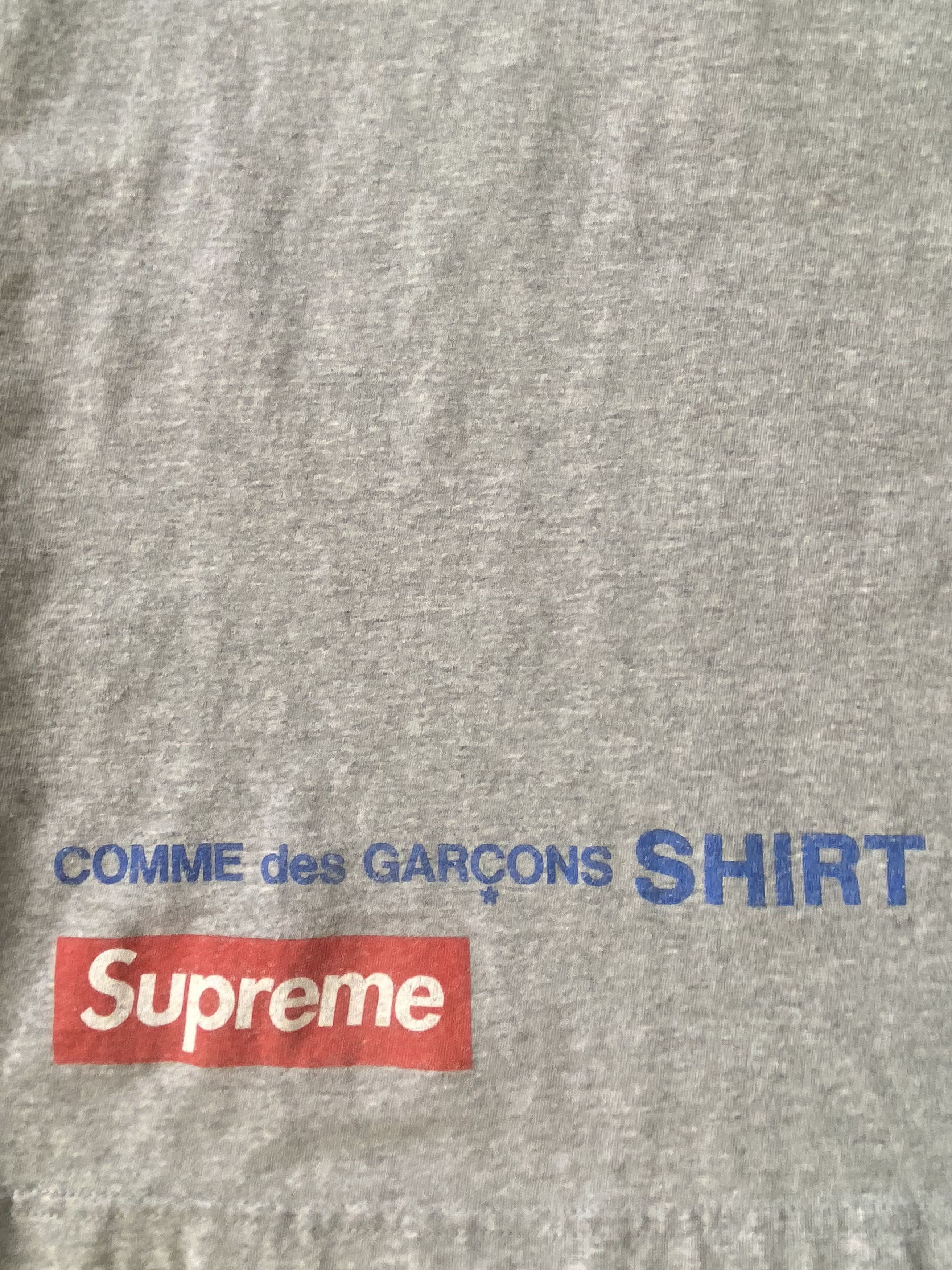 Comme des Garcons × Supreme Supreme Harold Hunter Comme Des Garcons Shirt Box Gray XL Size US XL / EU 56 / 4 - 6 Thumbnail