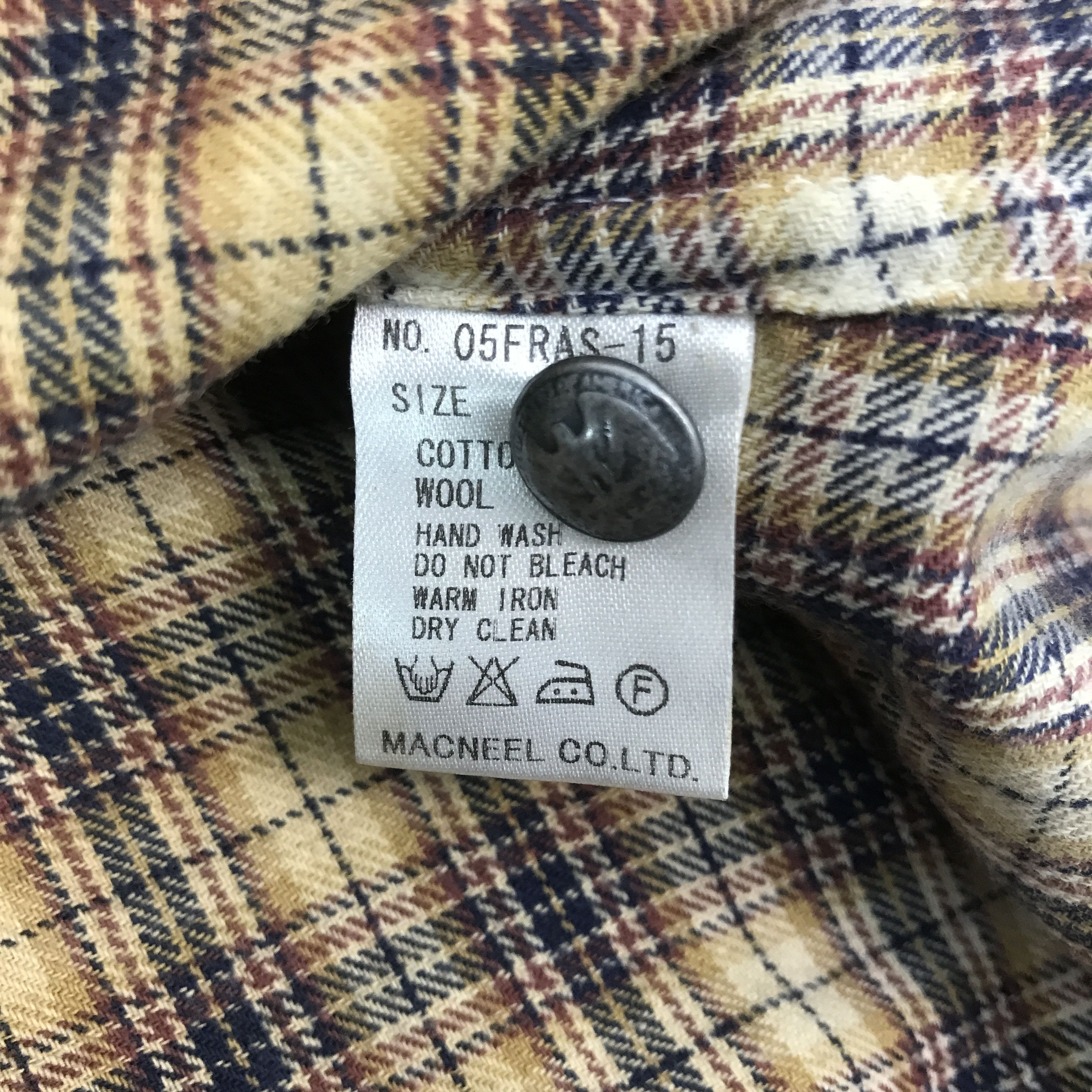 Japanese Brand × Roar × Vintage Vintage Roar Rusty Made in Japan flannel button up shirt Size US L / EU 52-54 / 3 - 8 Thumbnail