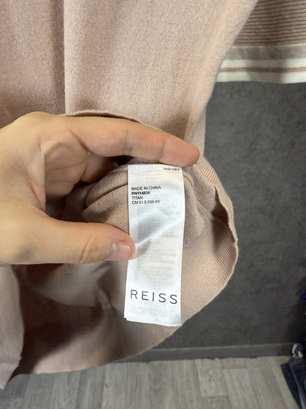 Reiss Reiss designer tee Size US L / EU 52-54 / 3 - 4 Thumbnail