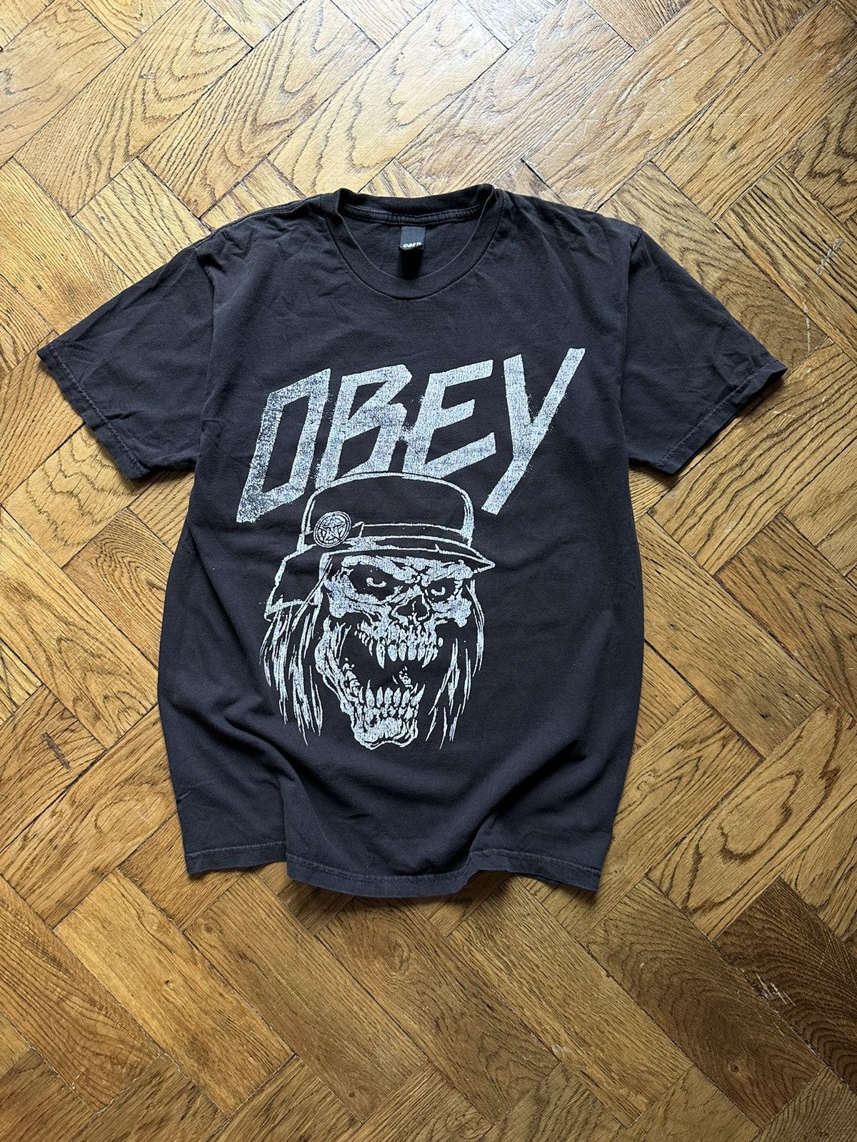 Band Tees × Obey × Vintage Obey Slayer Logo tee very rare Size US M / EU 48-50 / 2 - 2 Thumbnail