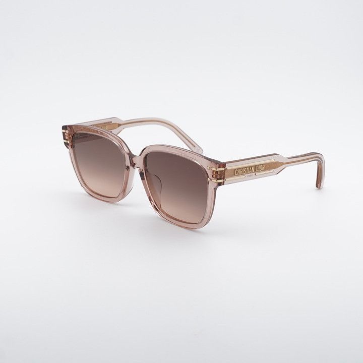 Dior Dior DIORSIGNATURE S7F 40F1 Women Sunglasses Pink Square Size ONE SIZE - 1 Thumbnail
