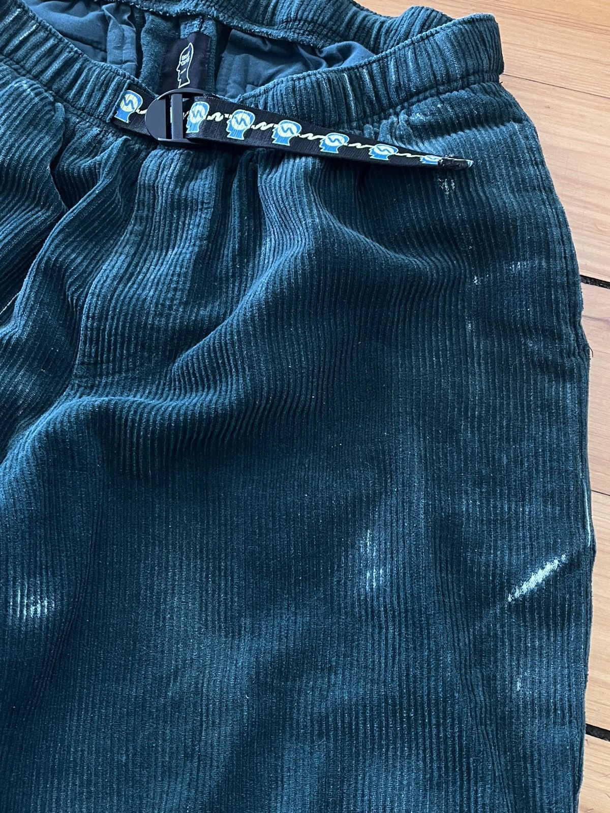 Brain Dead Brain Dead - Bleached Cord Climber Pant - Mallard Green Size US 31 - 3 Thumbnail