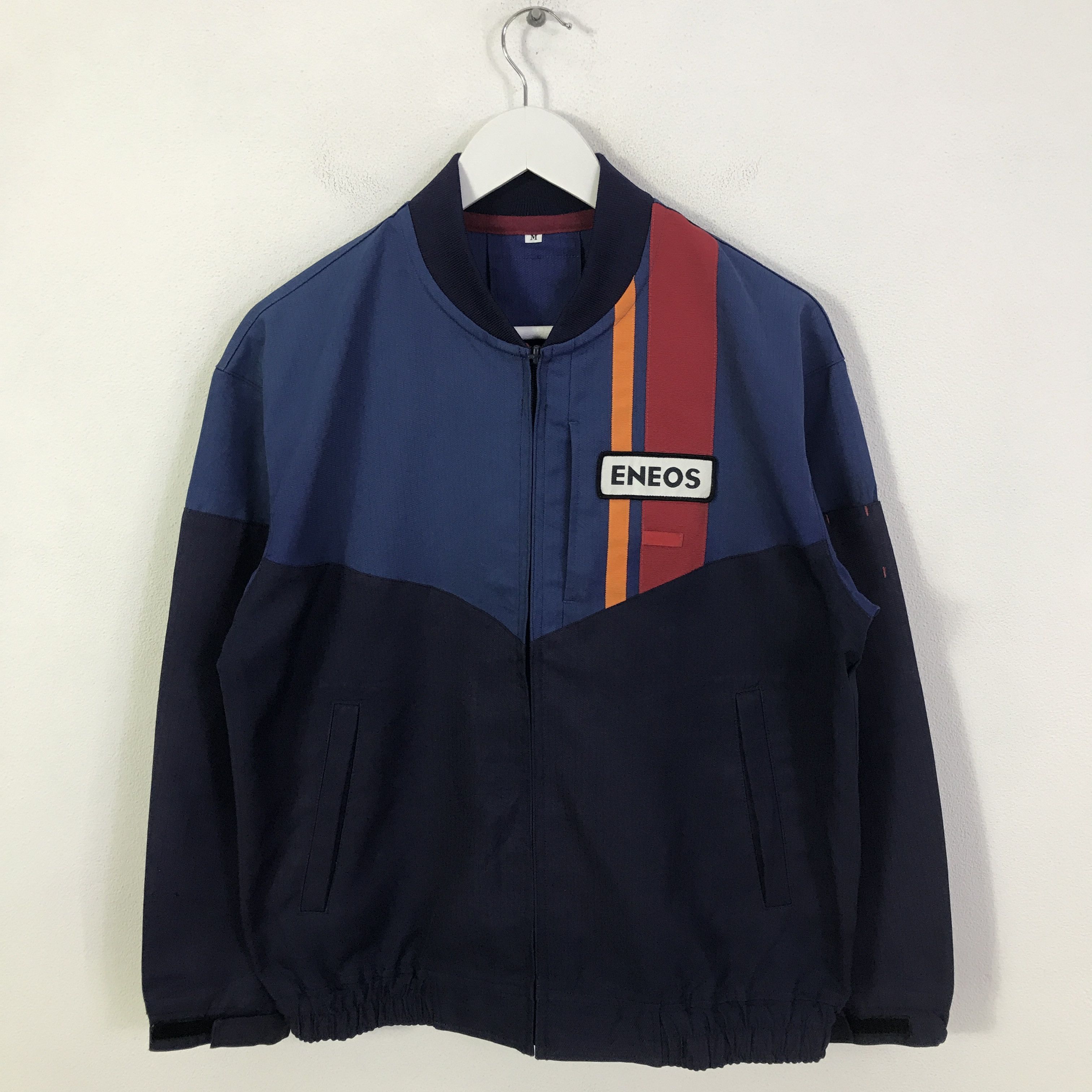 Japanese Brand Vtg eneos oil brand japan jacket K101B5 Size US M / EU 48-50 / 2 - 1 Thumbnail