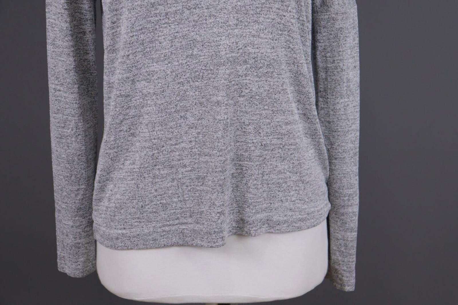 Rag & Bone Rag & Bone Gray V-Neck Knitted Pullover Sweater Size S Size S / US 4 / IT 40 - 3 Thumbnail