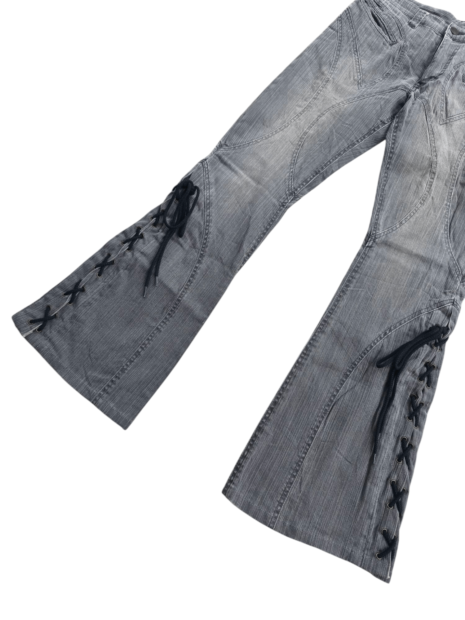 パンツ Y2K 00s TORNADO MART flare stripe pants 2000s Tornado Mart