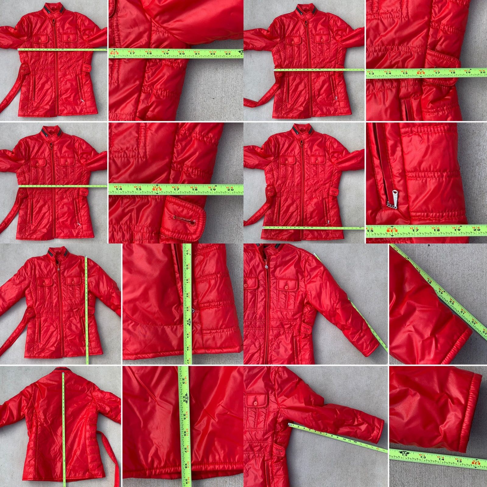Obermeyer VINTAGE Obermeyer Shiny Red Nylon Ski Jacket Coat Ladies Medium 70s 80s 1970s Size M / US 6-8 / IT 42-44 - 8 Thumbnail