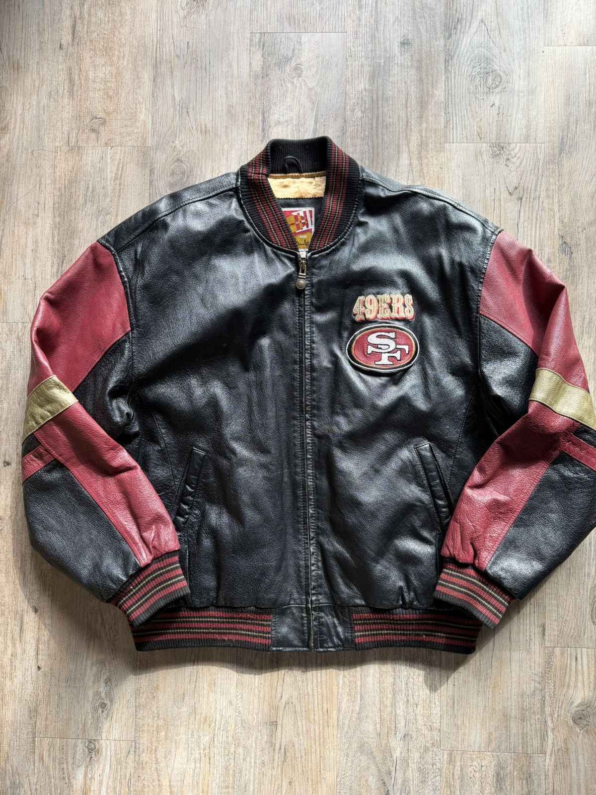 Other San Francisco 49ers Leather Jacket (SF Logo) Size US XL / EU 56 / 4 - 1 Thumbnail